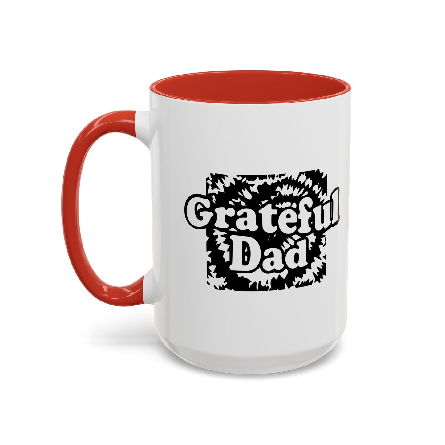 GRATEFUL DAD Accent BiColor Funny Sarcastic Mug