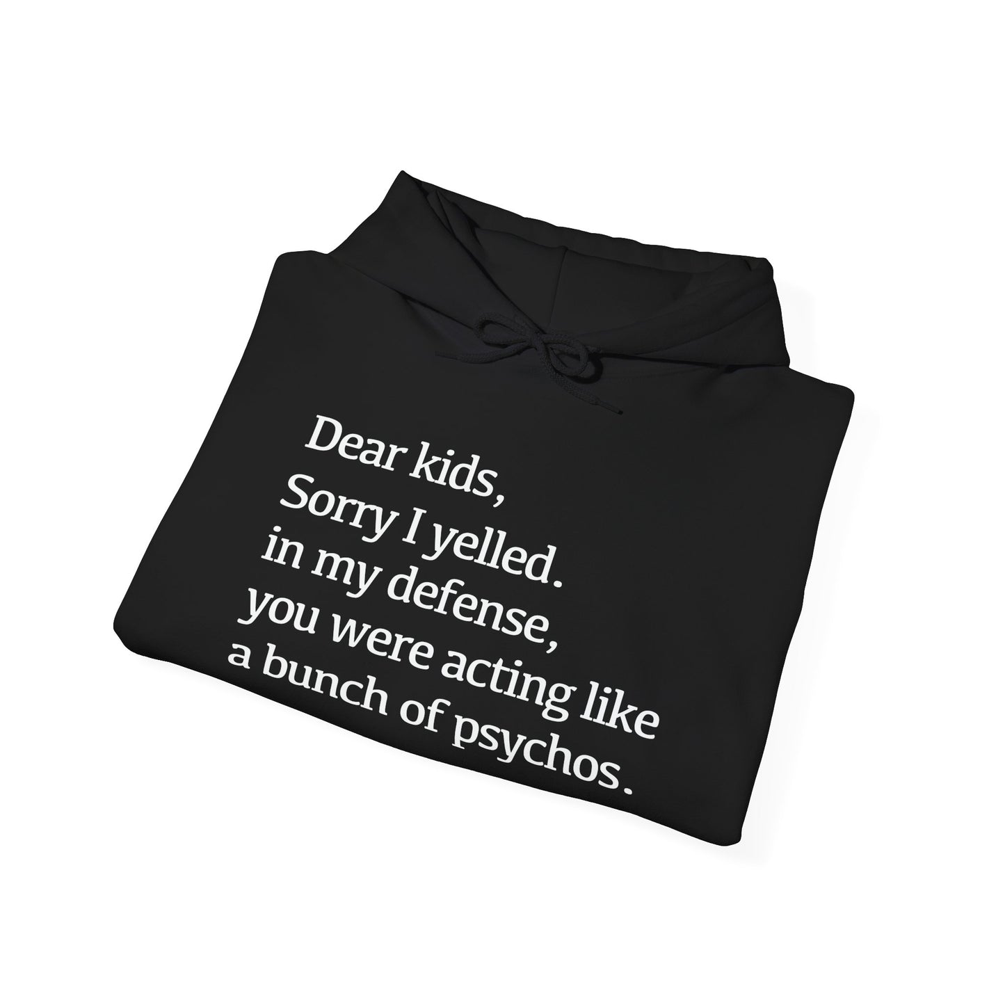 A BUNCH OF PSYCHOS - Premium Unisex Funny Sarcastic Black Hoodie Sweatshirt