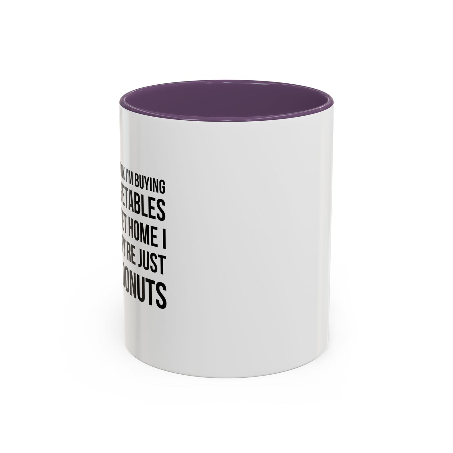 I HATE IT WHEN I THINK I’M BUYING ORGANIC VEGETABLES Accent BiColor Funny Sarcastic Mug