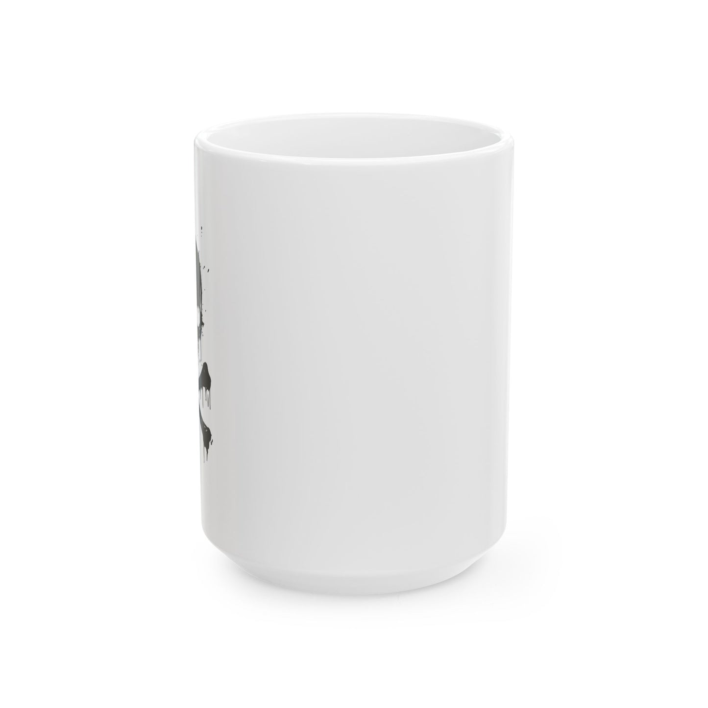 DRIP SKULL FUNNY SARCASTIC WHITE MUG