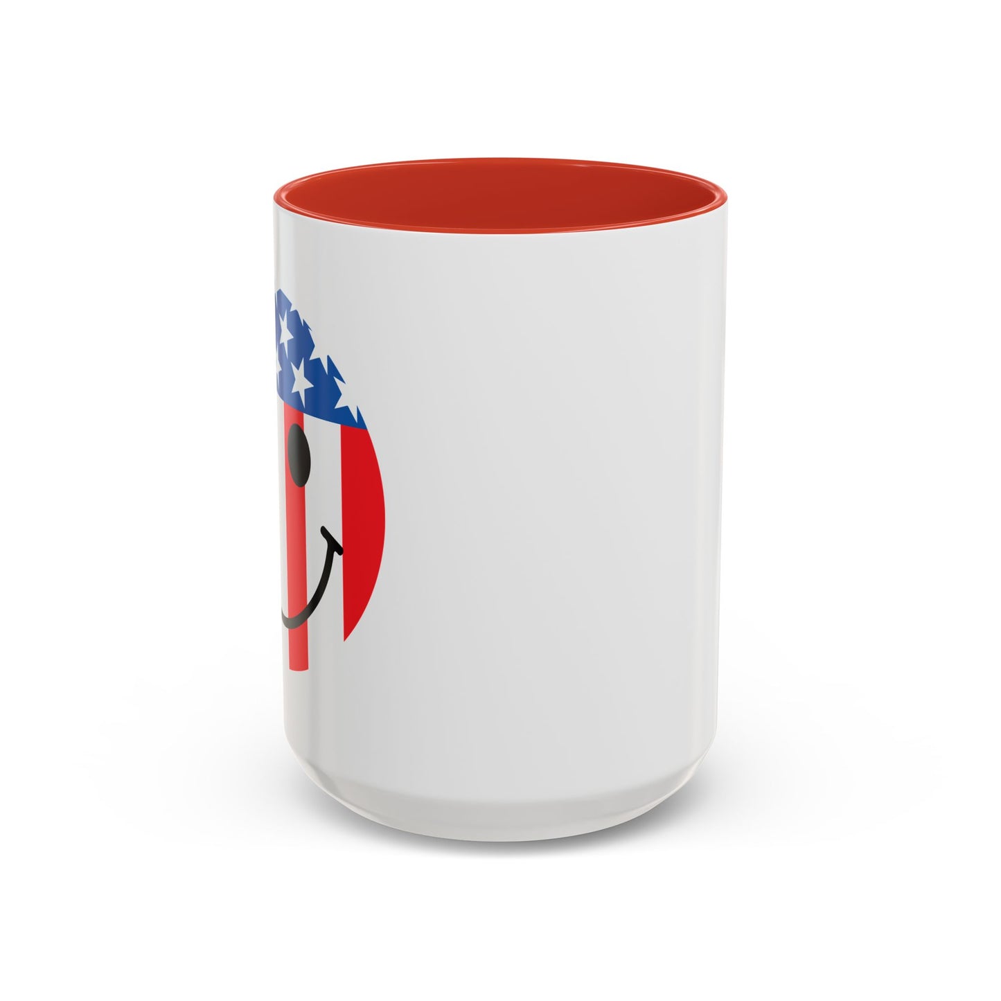 USA SMILY FLAG Accent BiColor Funny Sarcastic Mug