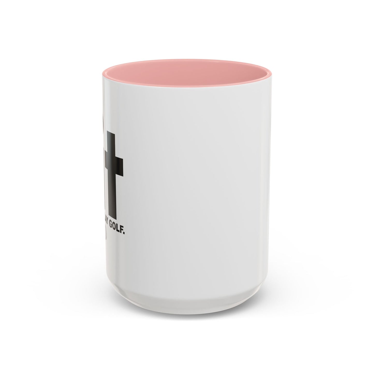 LET’S PLAY GOLF. Accent BiColor Funny Sarcastic Mug