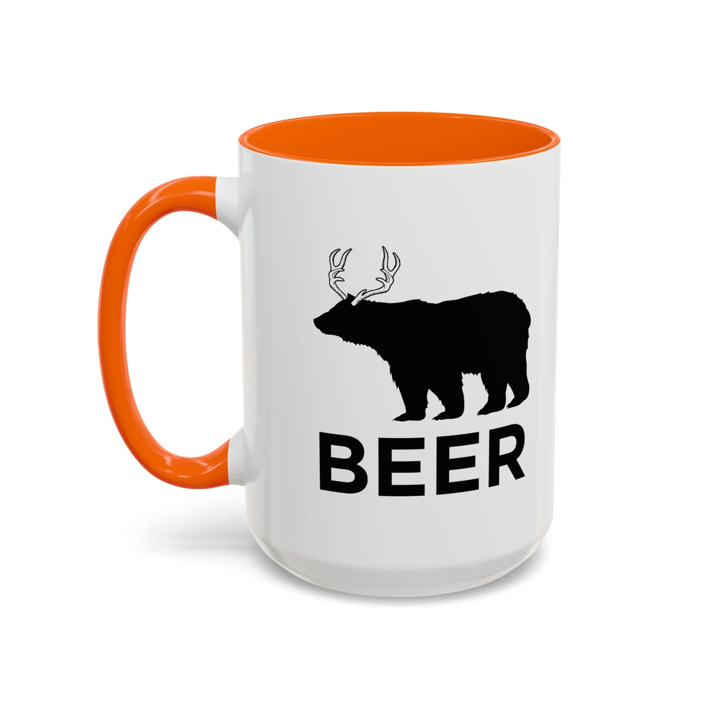 BEER ANIMAL Accent BiColor Funny Sarcastic Mug