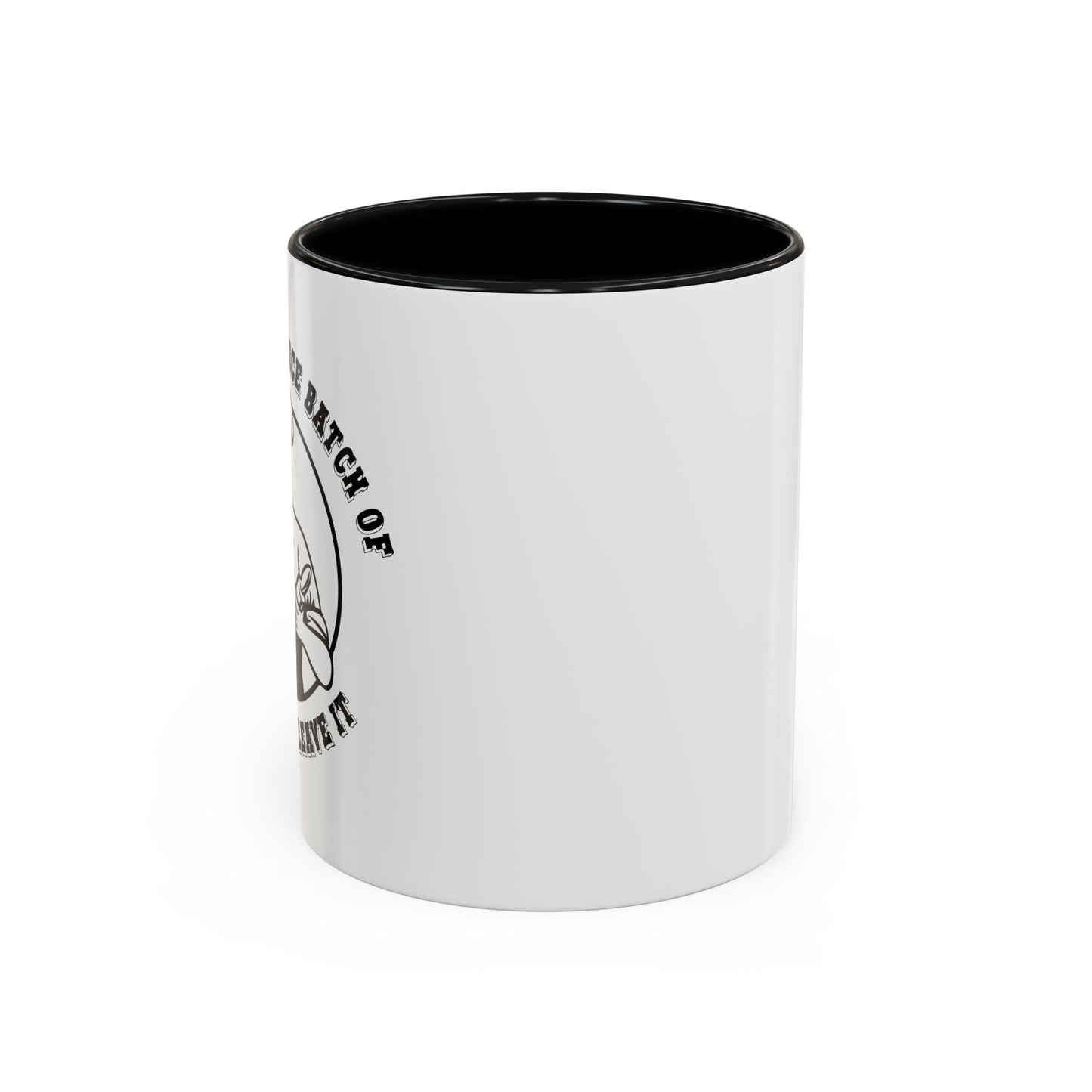 TAKE IT OR LEAVE IT Accent BiColor Funny Sarcastic Mug