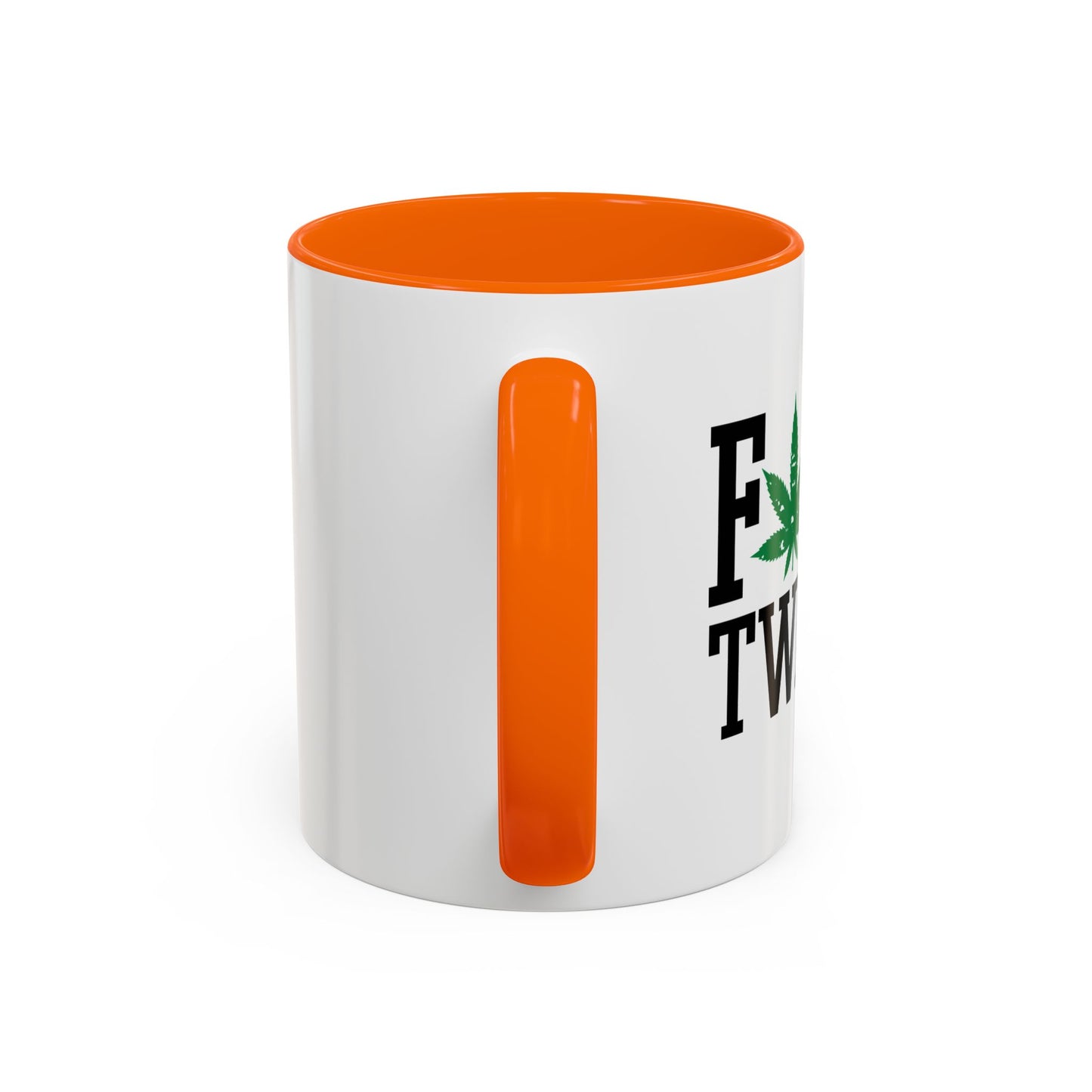 FOUR TWENTY LEAF Accent BiColor Funny Sarcastic Mug