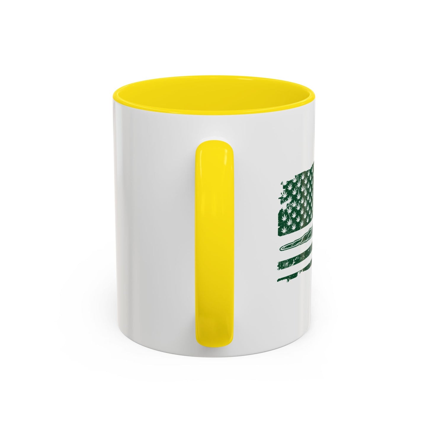 420 FLAG Accent BiColor Funny Sarcastic Mug