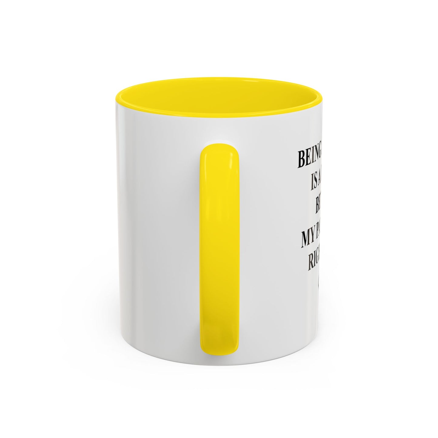 BETOND MY PAY GRADE Accent BiColor Funny Sarcastic Mug