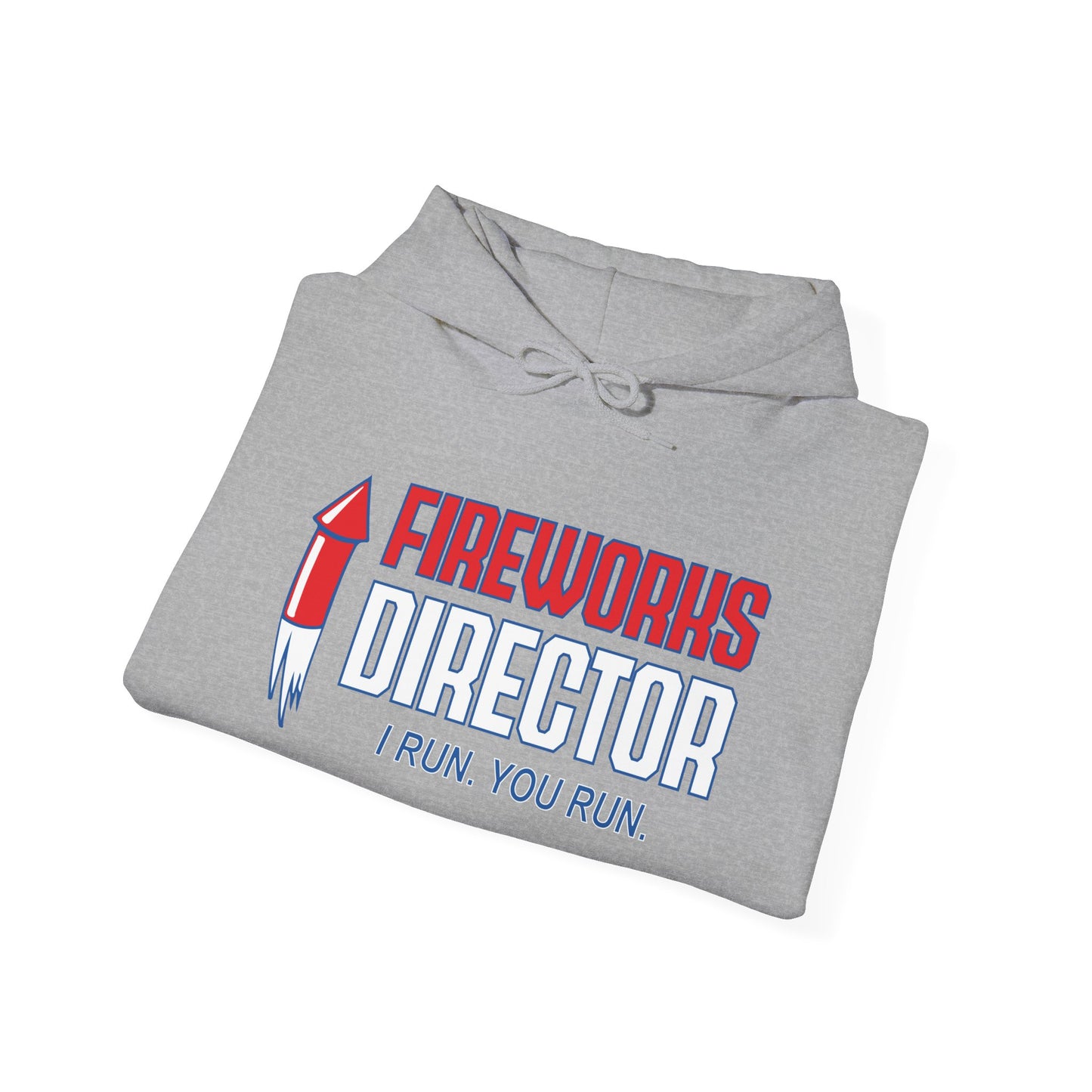 FIREWORKS DIRECTOR - Premium Unisex Funny Sarcastic Black Hoodie Sweatshirt