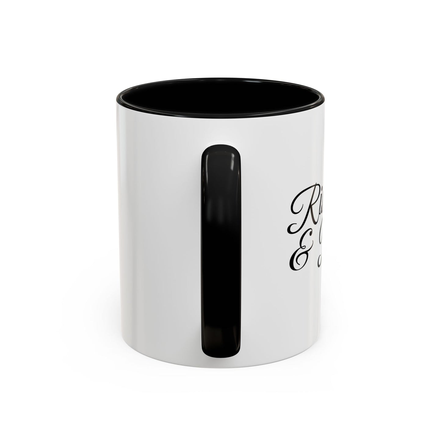 RISE UP & PRAY - LUKE 22-46 Accent BiColor Funny Sarcastic Mug