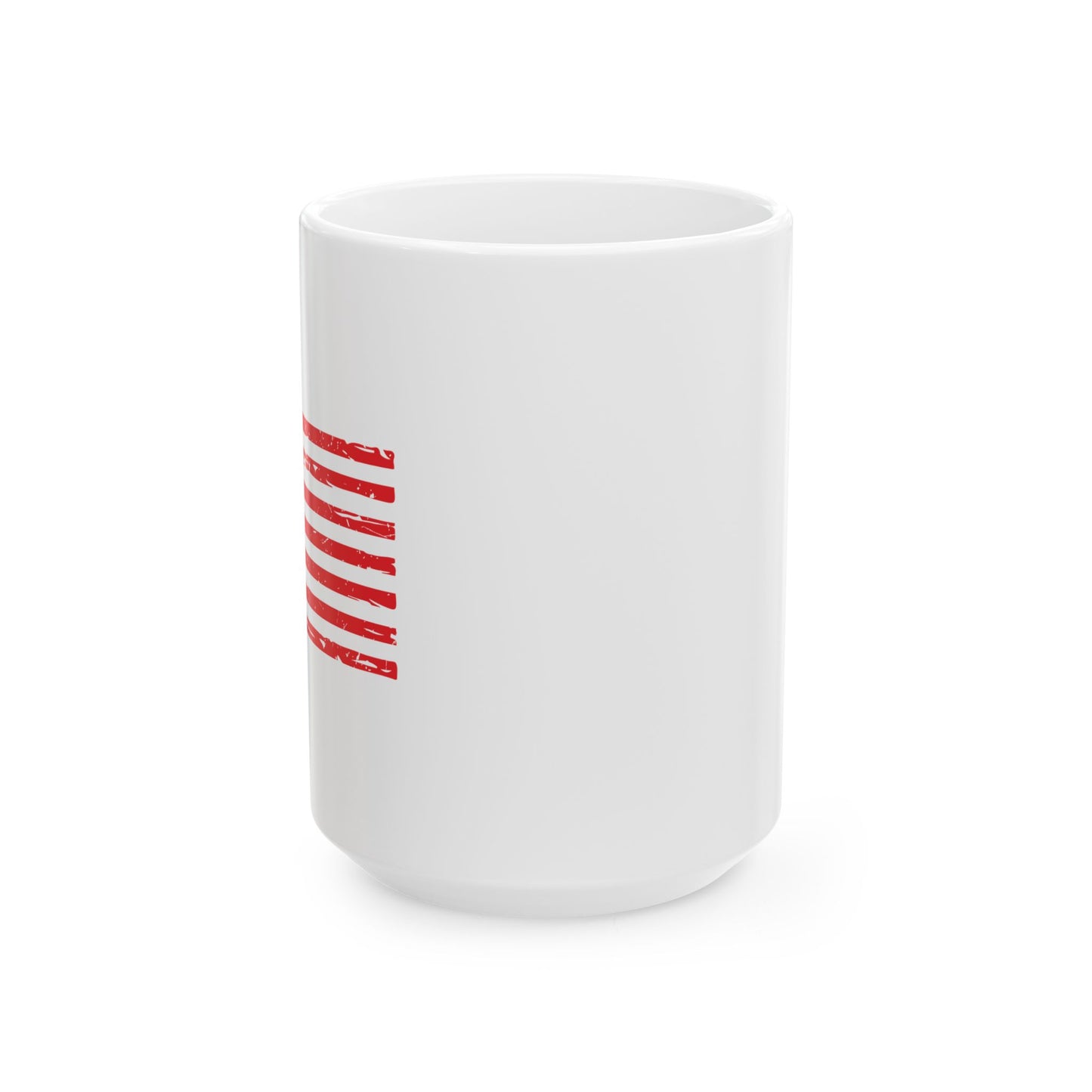 BETSY FLAG 1776 PATRIOTIC WHITE MUG