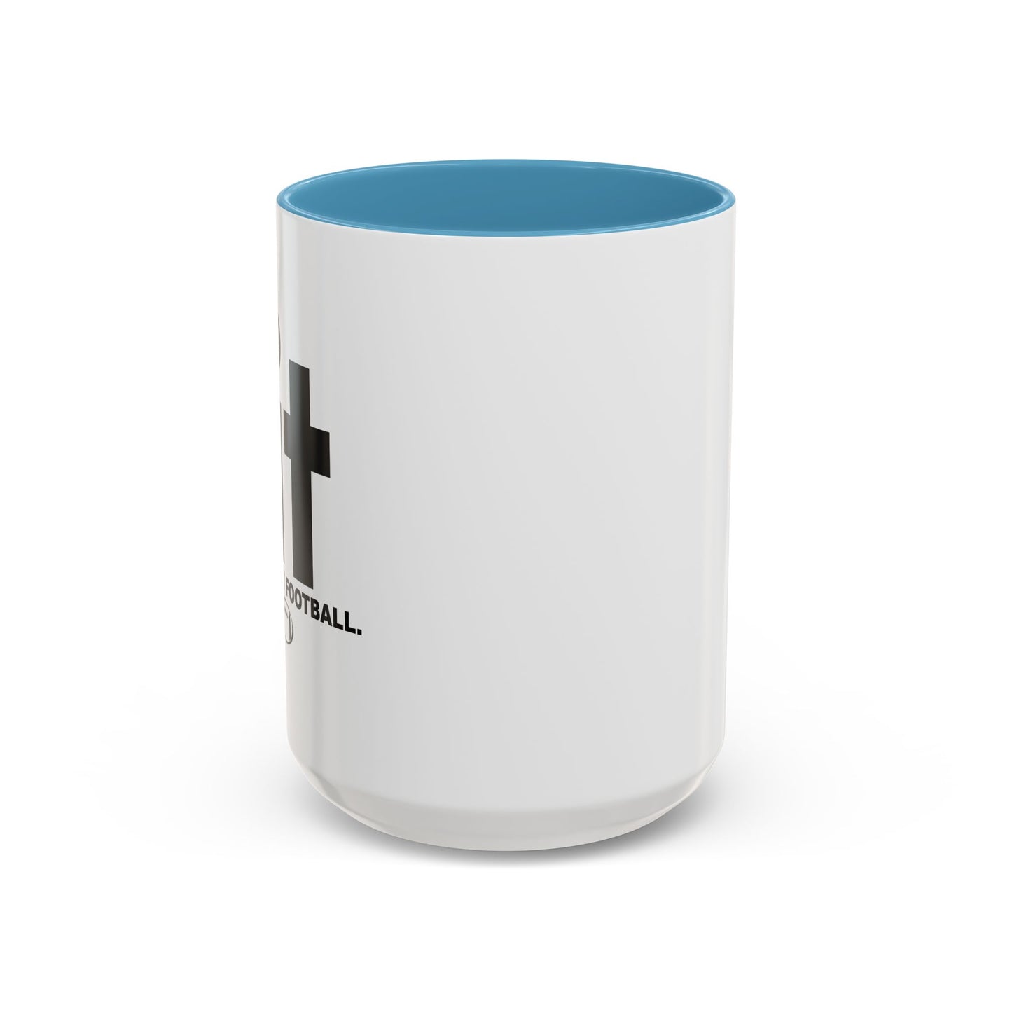 LET'S PLAY FOOTBALL Accent BiColor Funny Sarcastic Mug