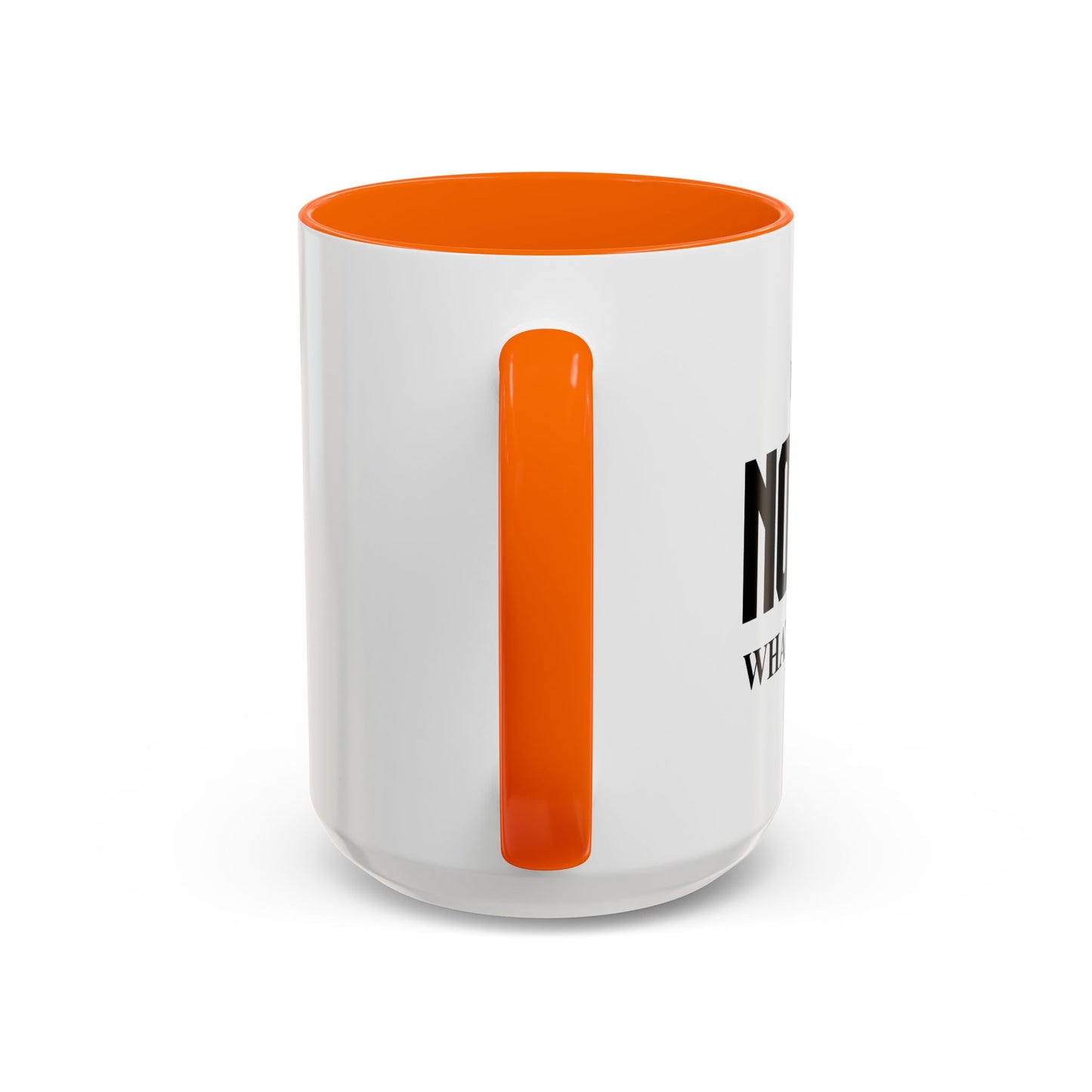 I HAVE NO IDEA WHAT IM DOING Accent BiColor Funny Sarcastic Mug