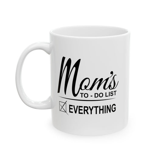 Mon's To-Do List Funny Sarcastic Mug