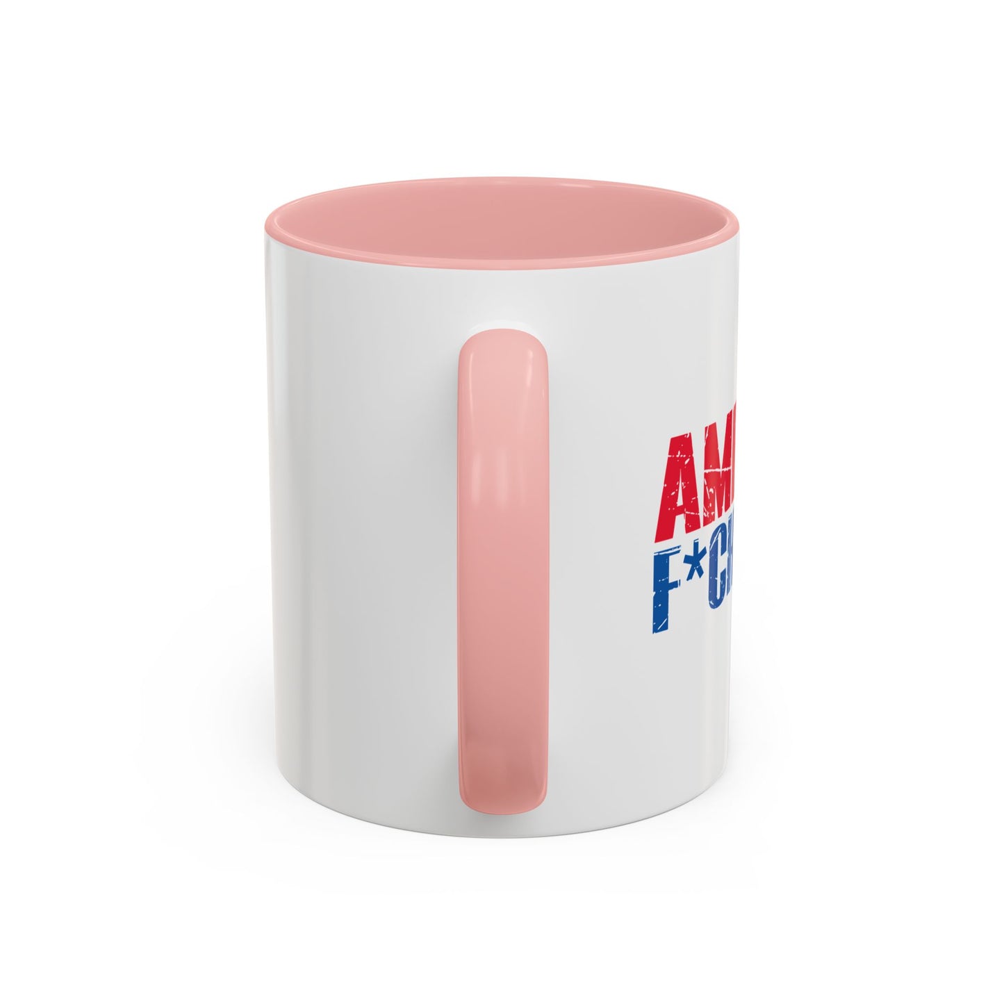 AMERICA FUCK YEAH Accent BiColor Funny Sarcastic Mug