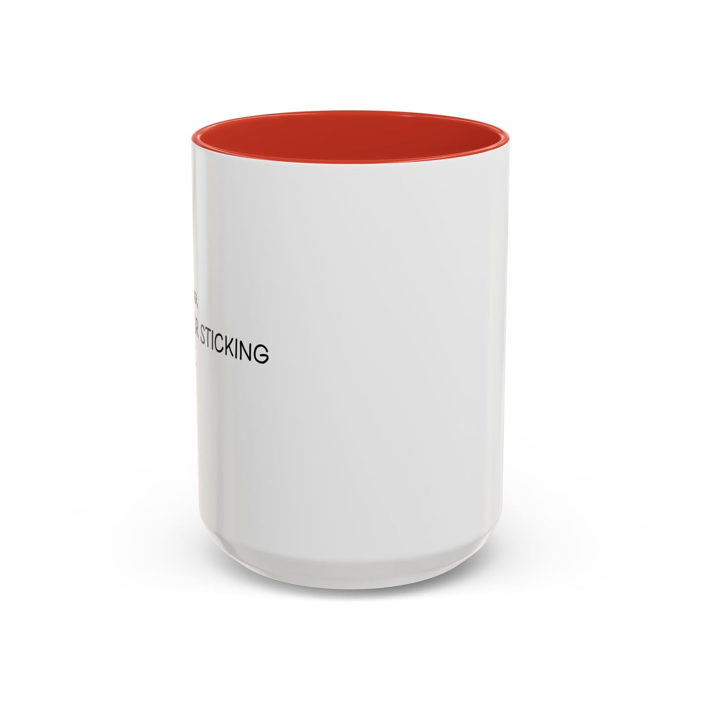 DEAR MIDDLE FINGER Accent BiColor Funny Sarcastic Mug