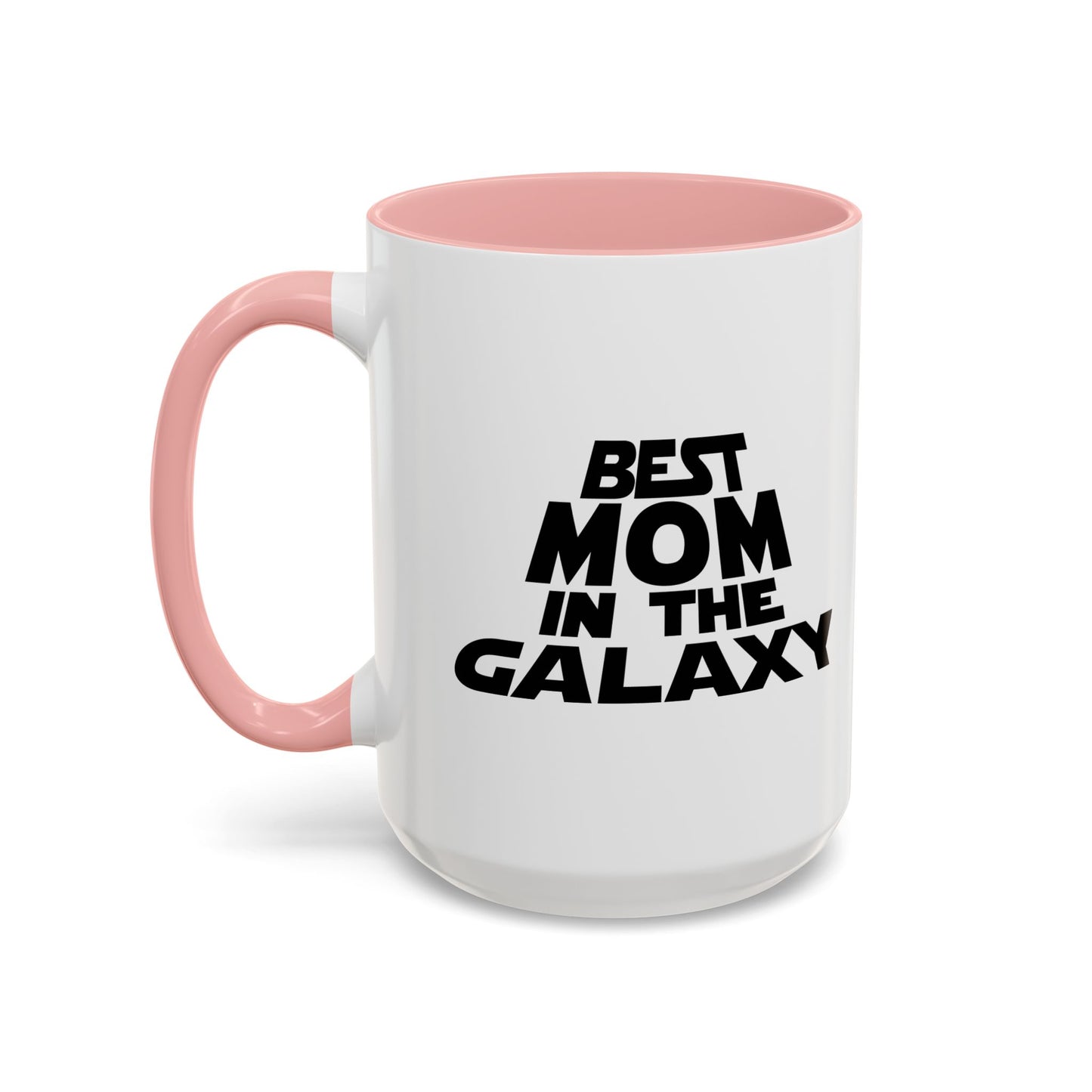 BEST MOM IN THE GALAXY Accent BiColor Mug