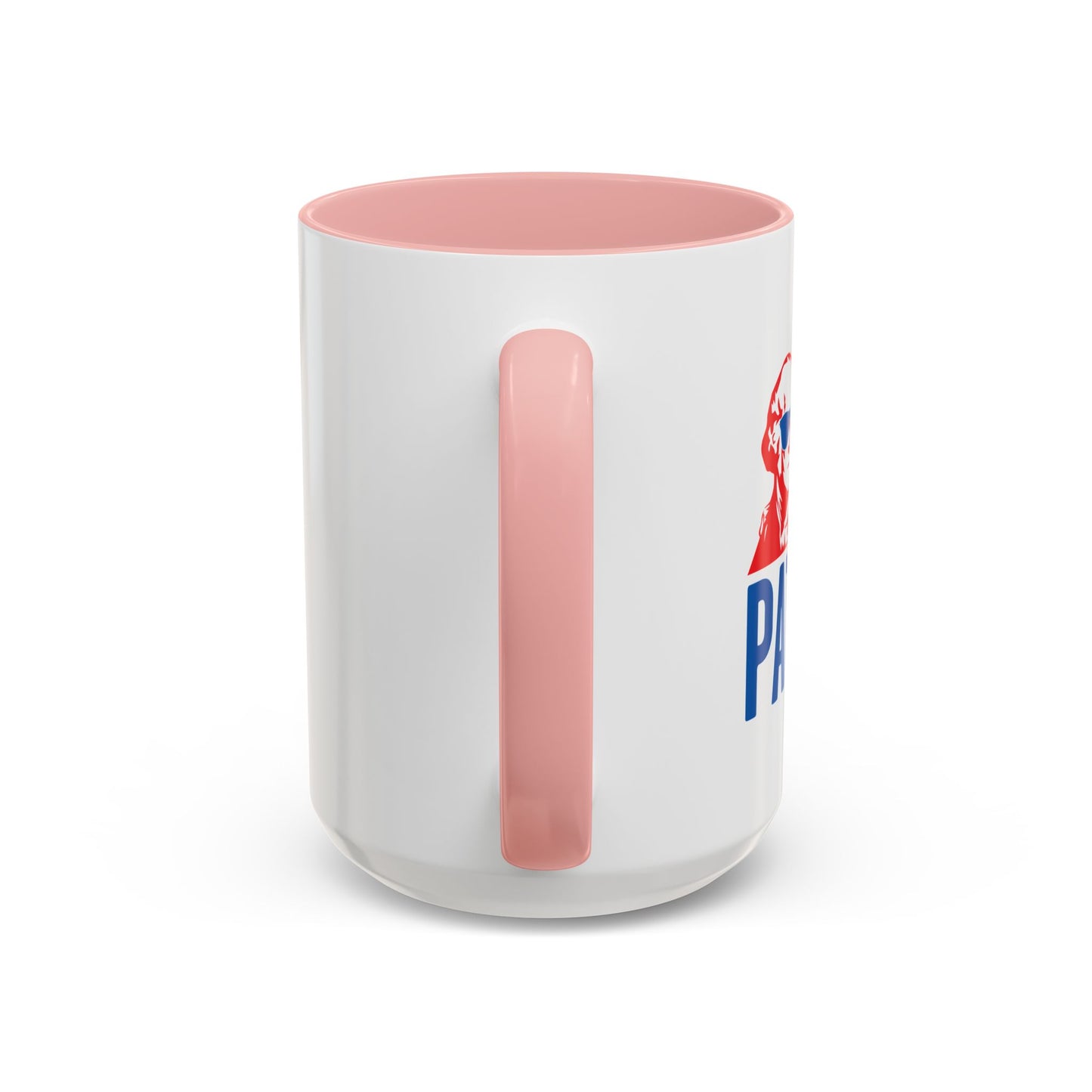 PARTY LIKE A PATRIOT Accent BiColor Funny Sarcastic Mug