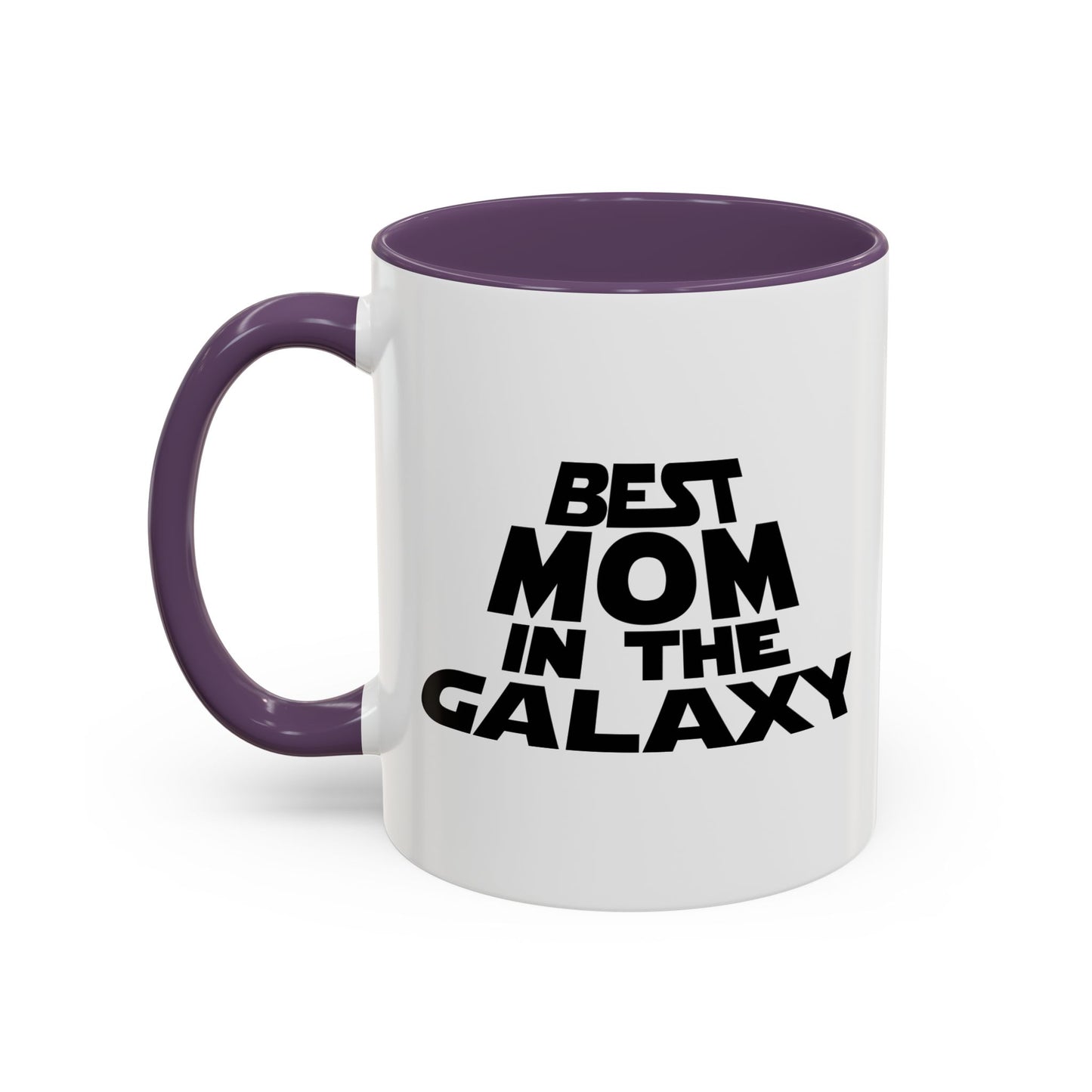 BEST MOM IN THE GALAXY Accent BiColor Mug