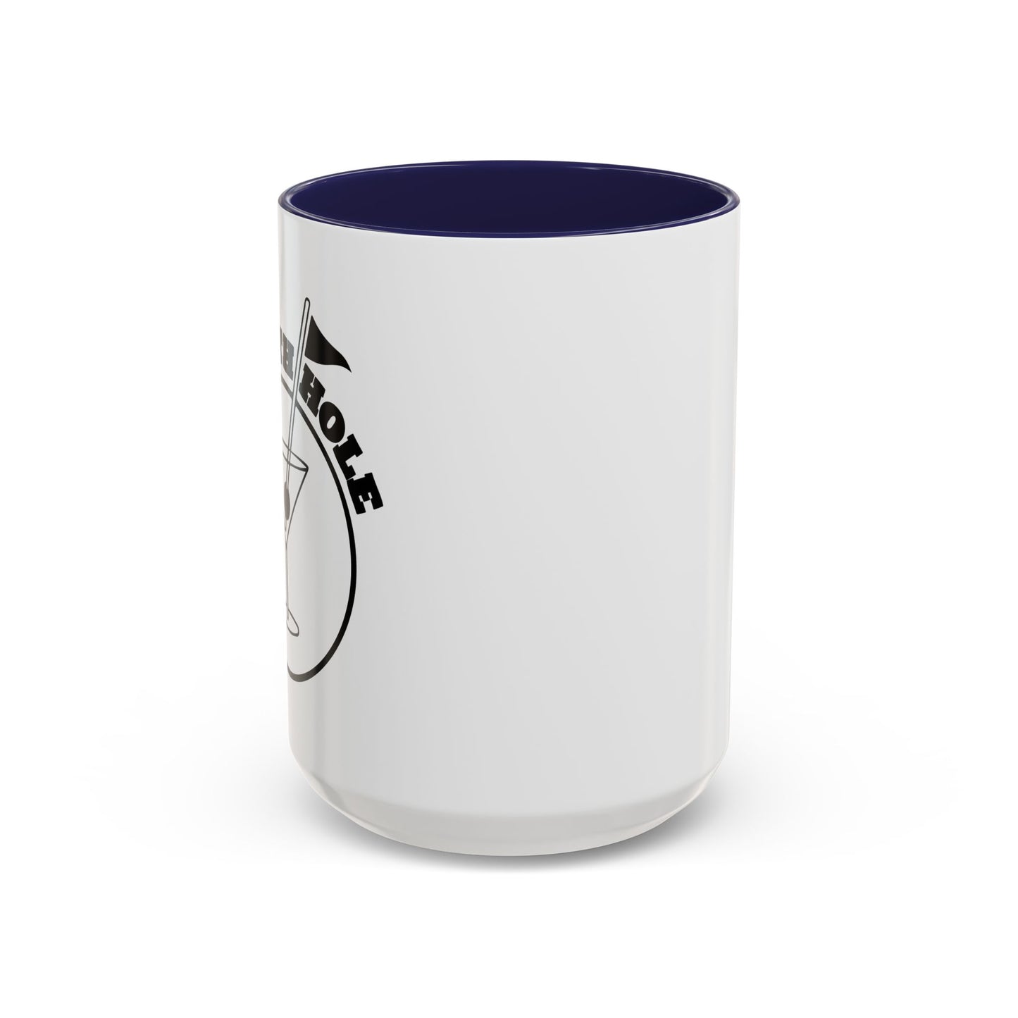 THE 19TH HOLE Accent BiColor Funny Sarcastic Mug