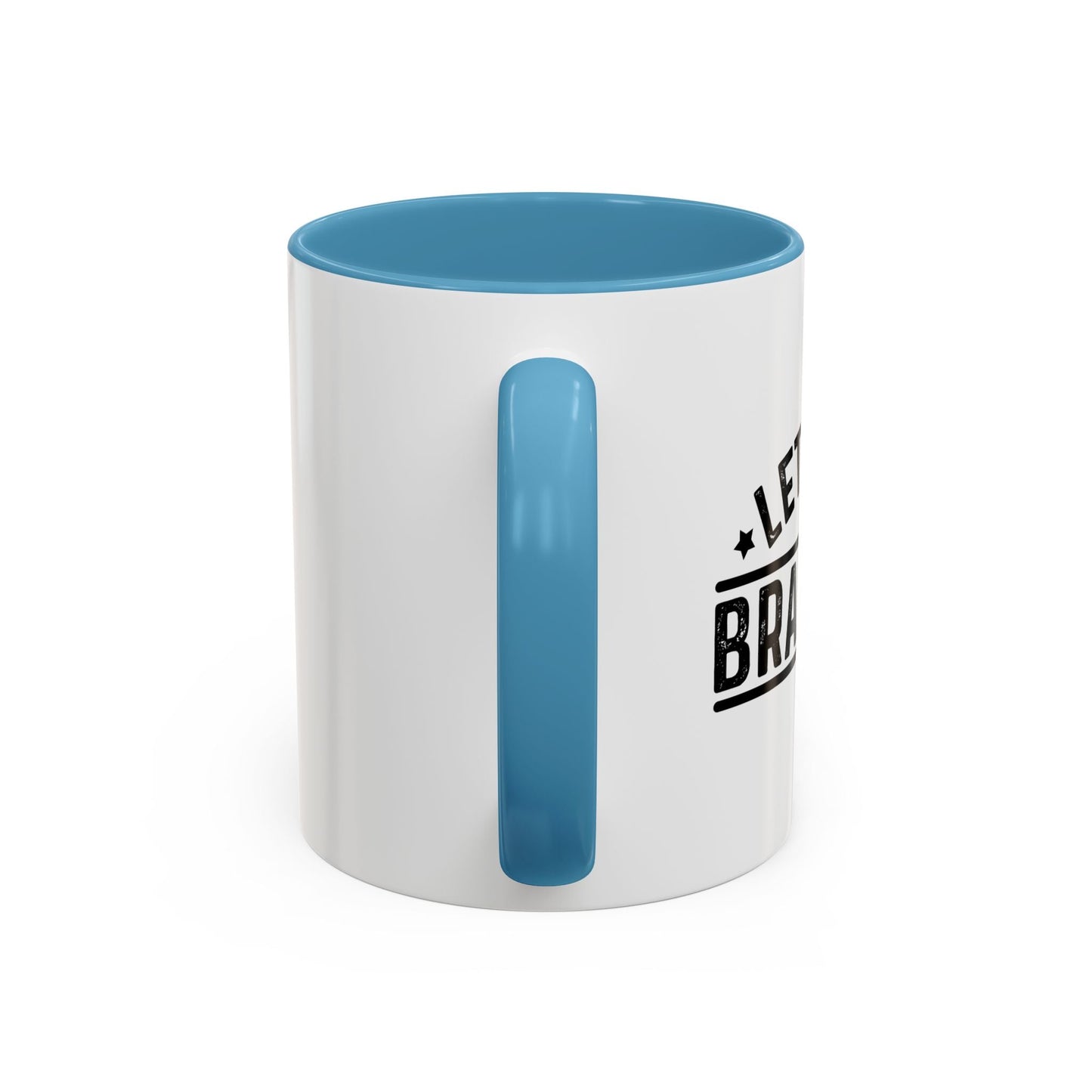 LET'S GO BRANDON Accent BiColor Funny Sarcastic Mug