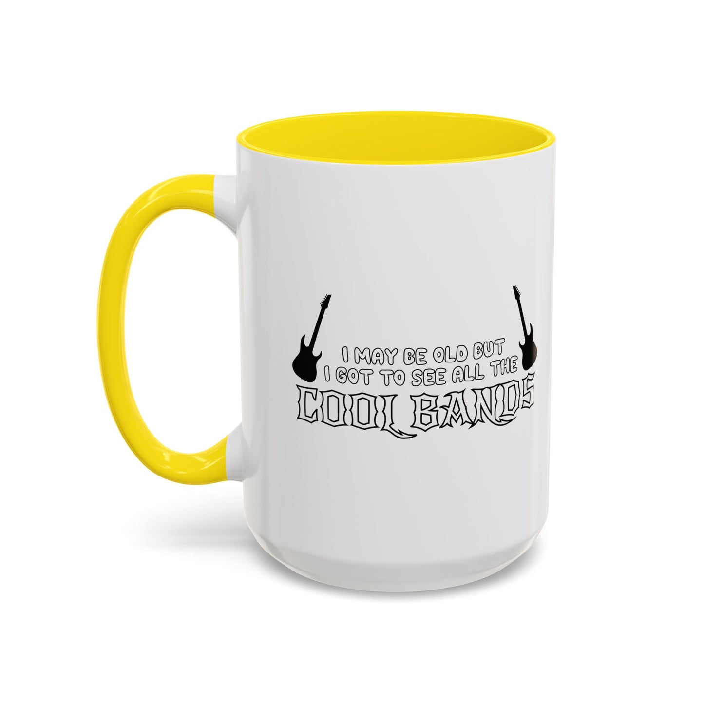 I MAY BE OLD Accent BiColor Funny Sarcastic Mug