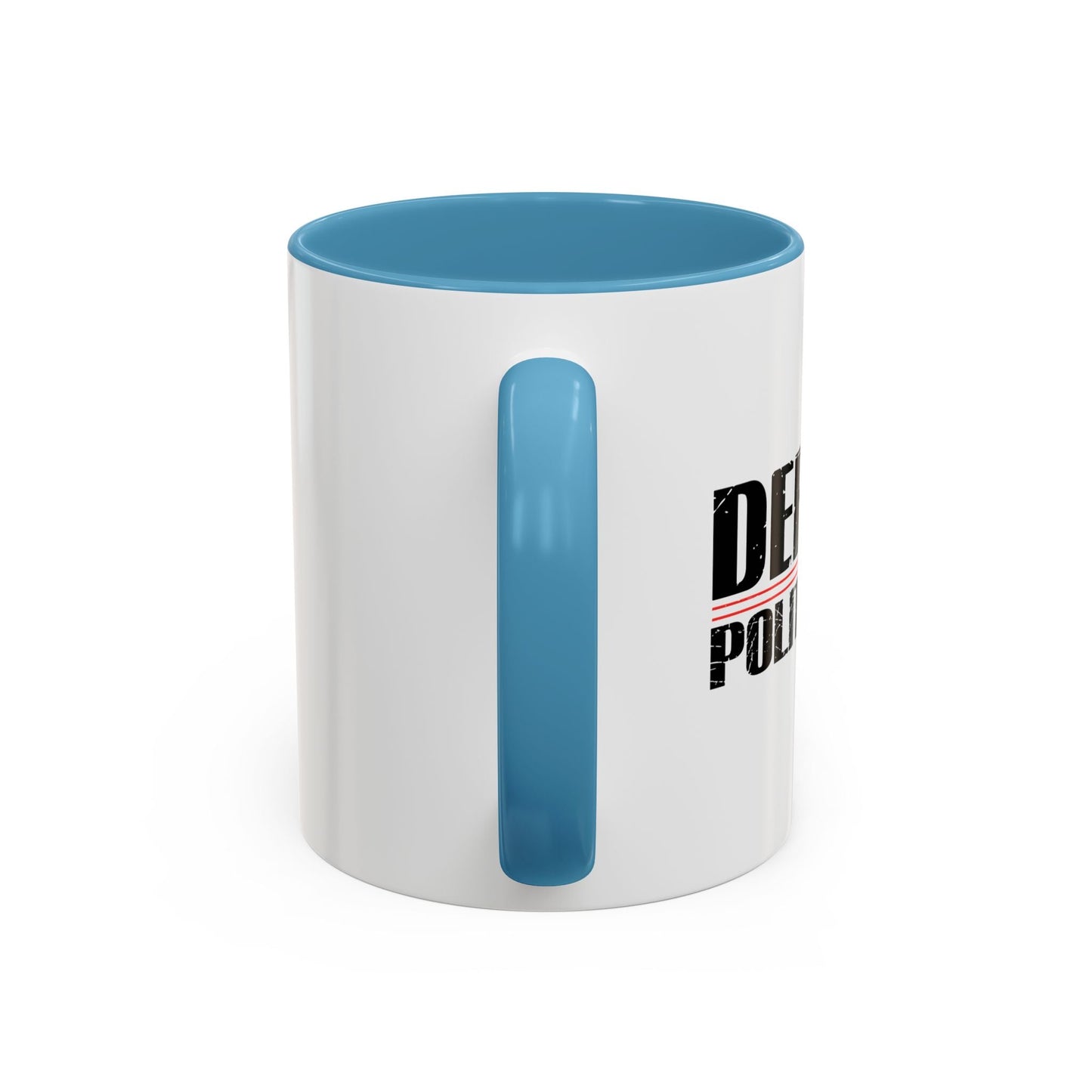 DEFUND POLITICIANS Accent BiColor Funny Sarcastic Mug