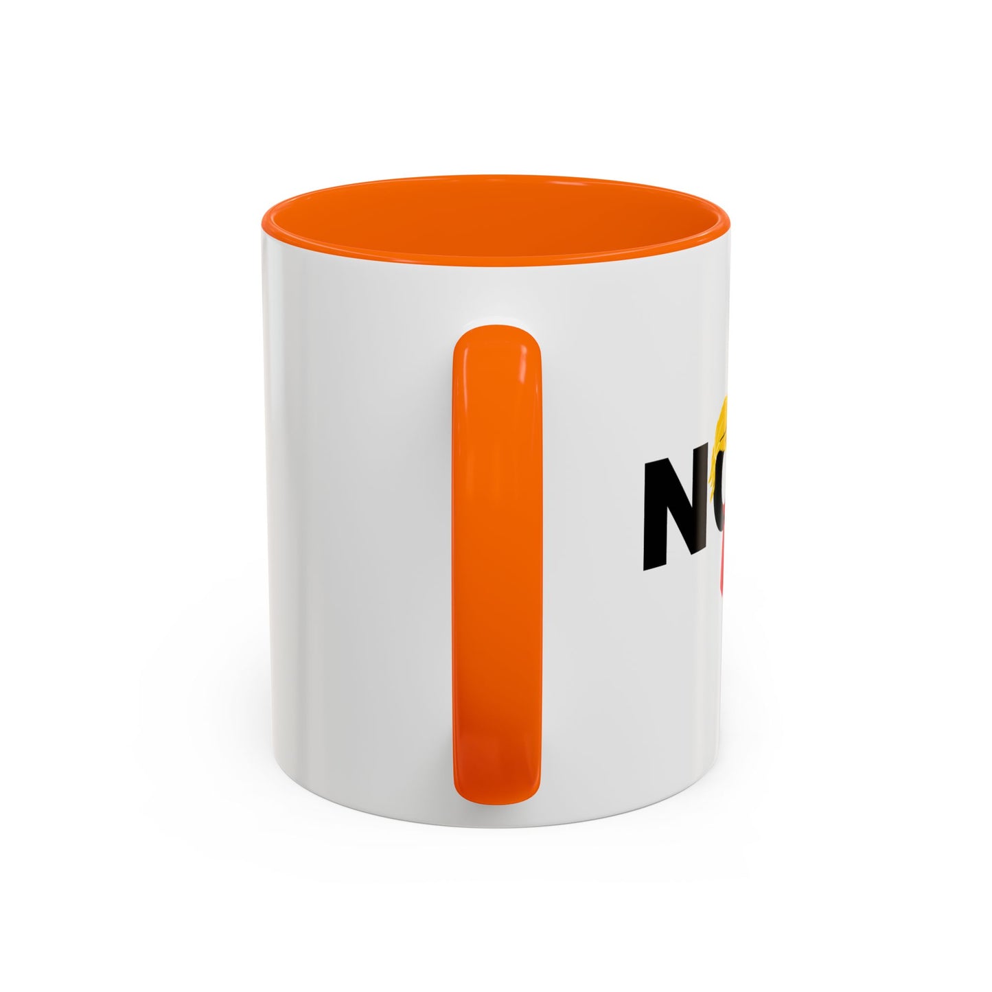 NOPE NOT AGAIN Accent BiColor Funny Sarcastic Mug