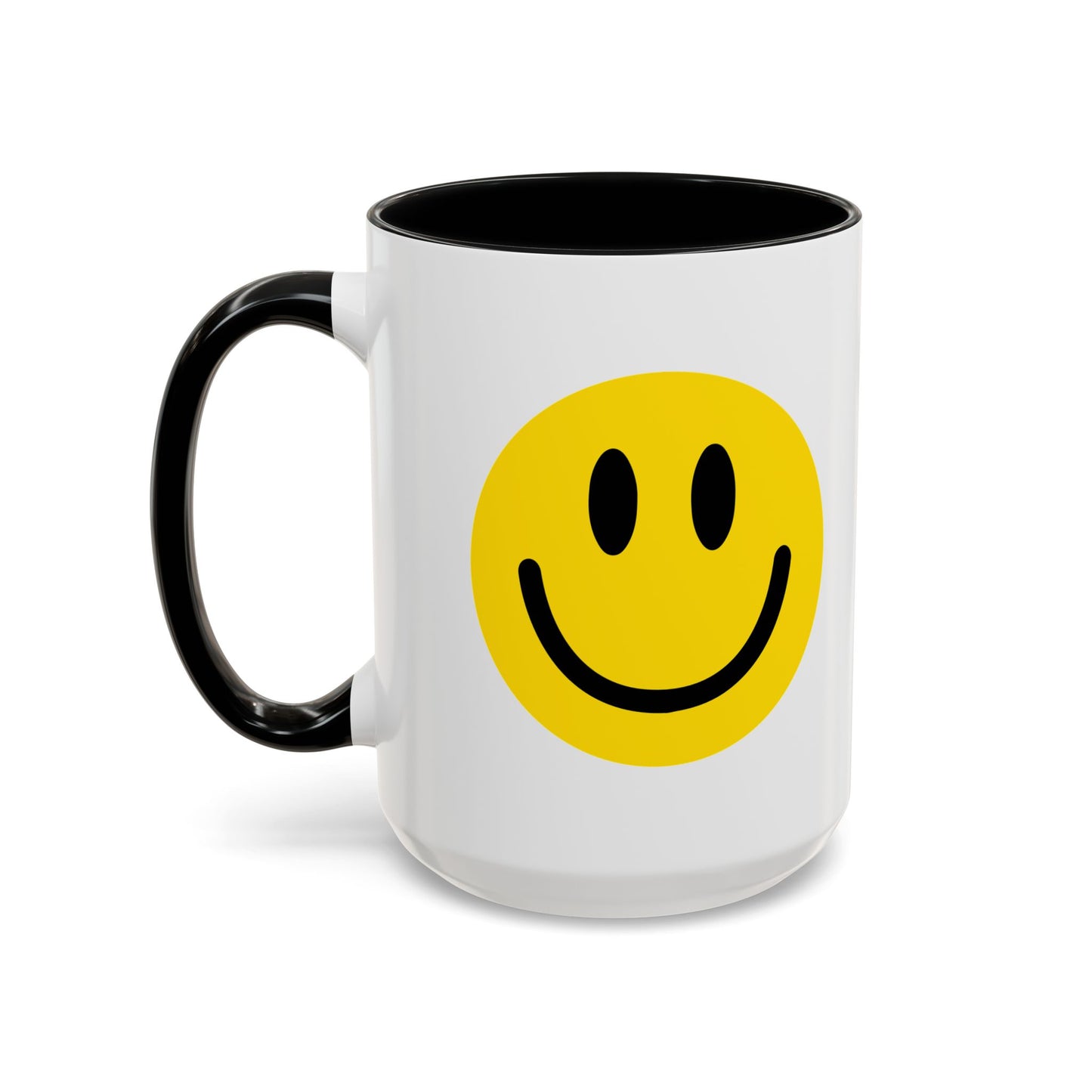 SMILE FACE Accent BiColor Funny Sarcastic Mug