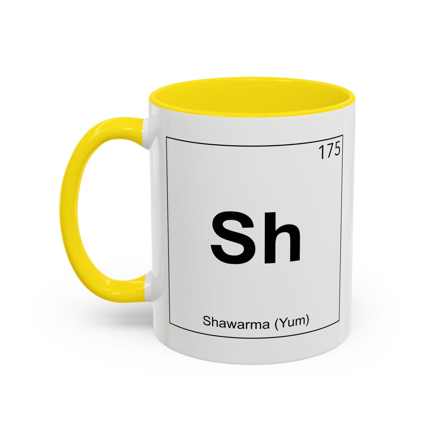 Shawarma YUM Accent BiColor Funny Sarcastic Mug