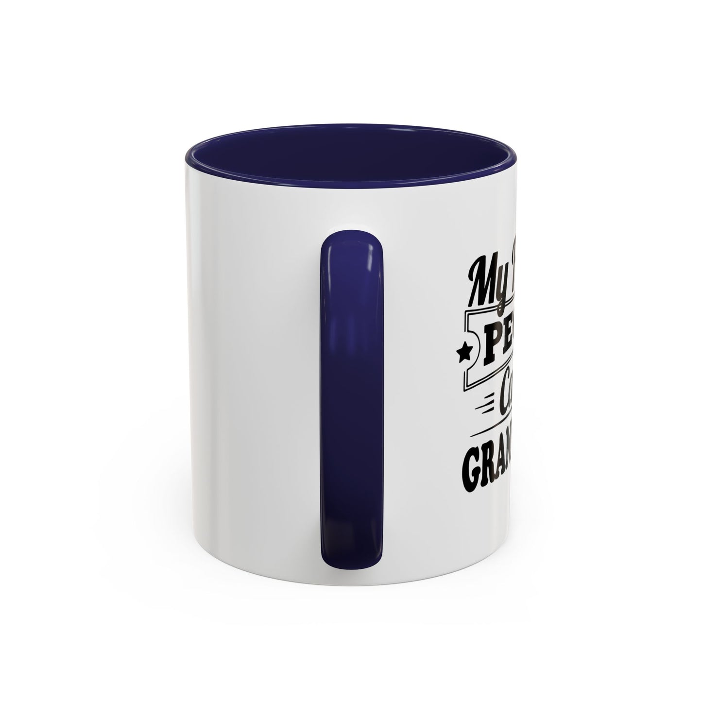 MY FAVORITE PEOPLE CALL ME GRANDPA Accent BiColor Funny Sarcastic Mug