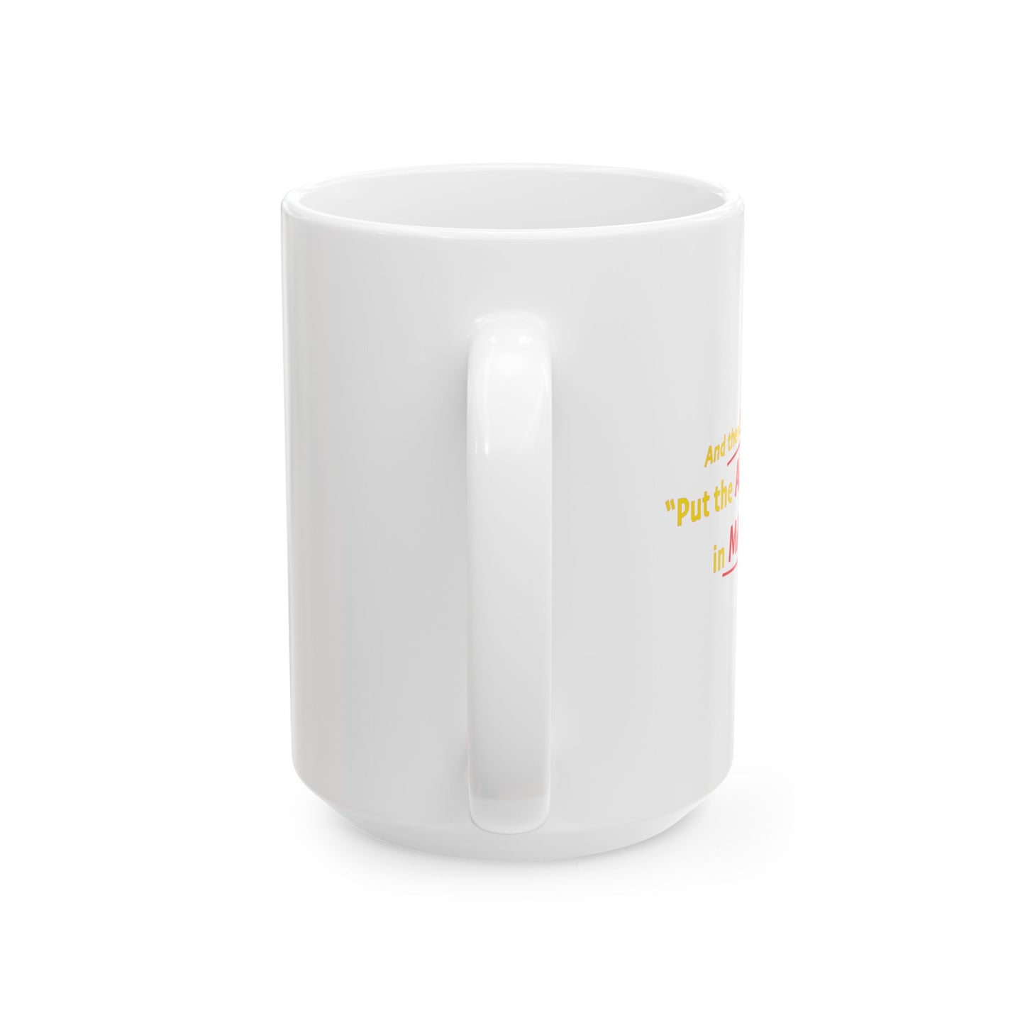 SATAN & MATH FUUNY SARCASTIC WHITE MUG