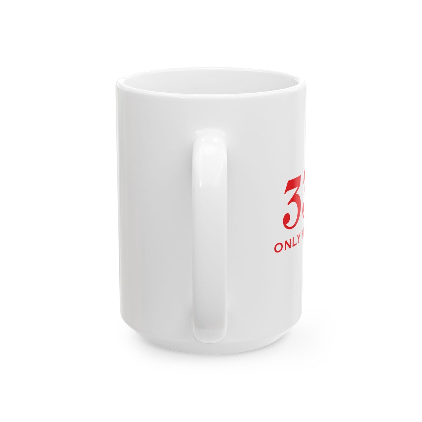 333 ONLY HALF EVIL FUUNY SARCASTIC MUG