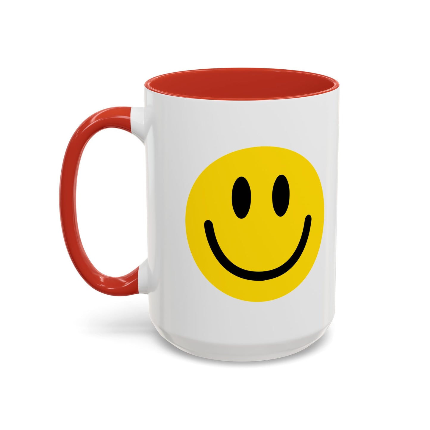 SMILE FACE Accent BiColor Funny Sarcastic Mug