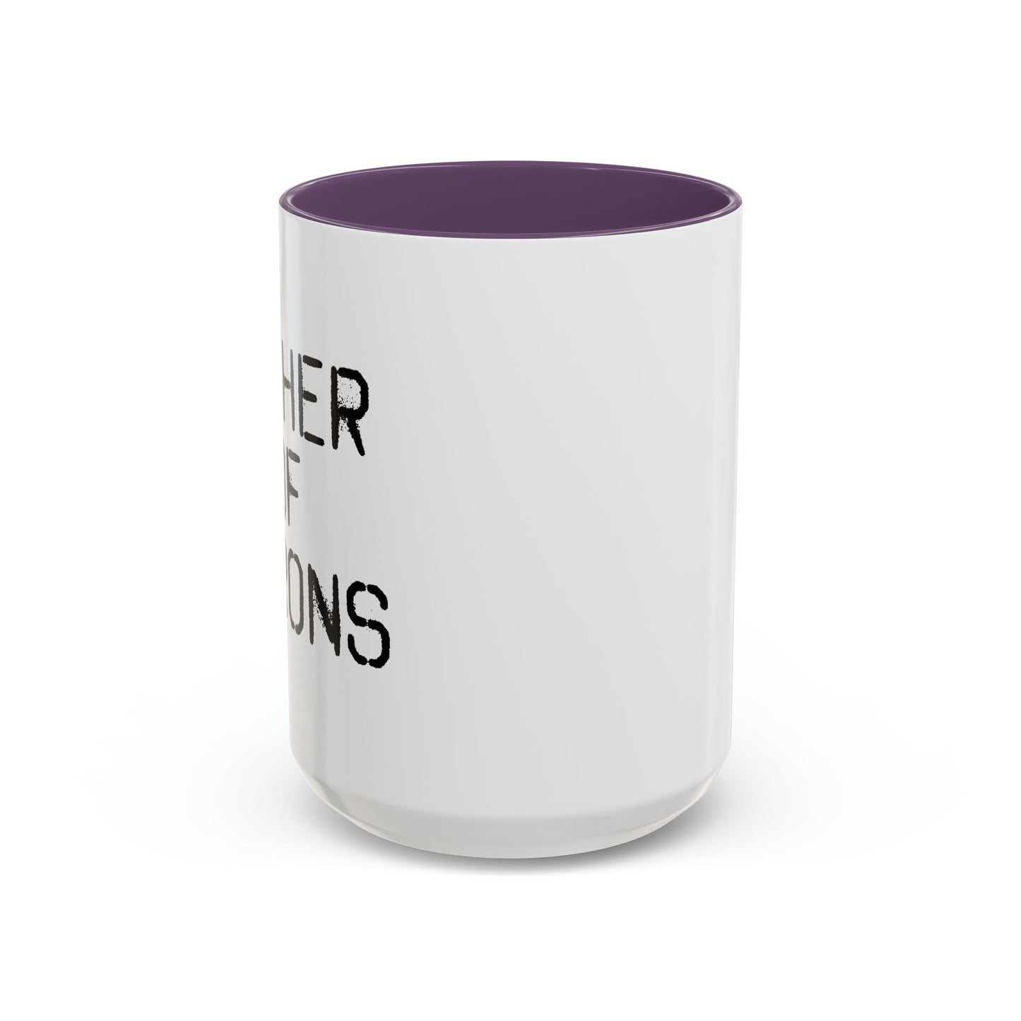 FATHER OF MORONS Accent BiColor Funny Sarcastic Mug