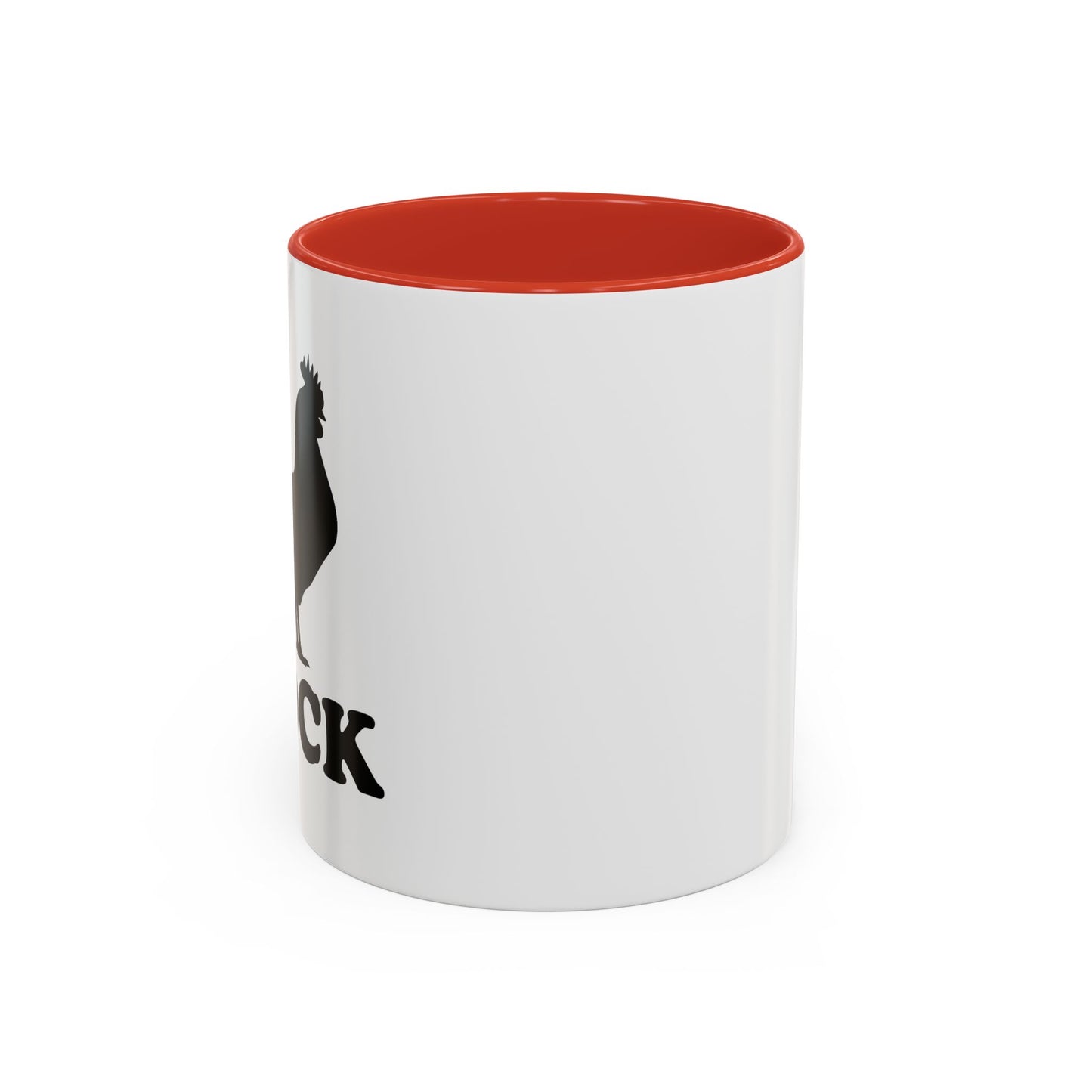 COCK BLOCK Accent BiColor Funny Sarcastic Mug