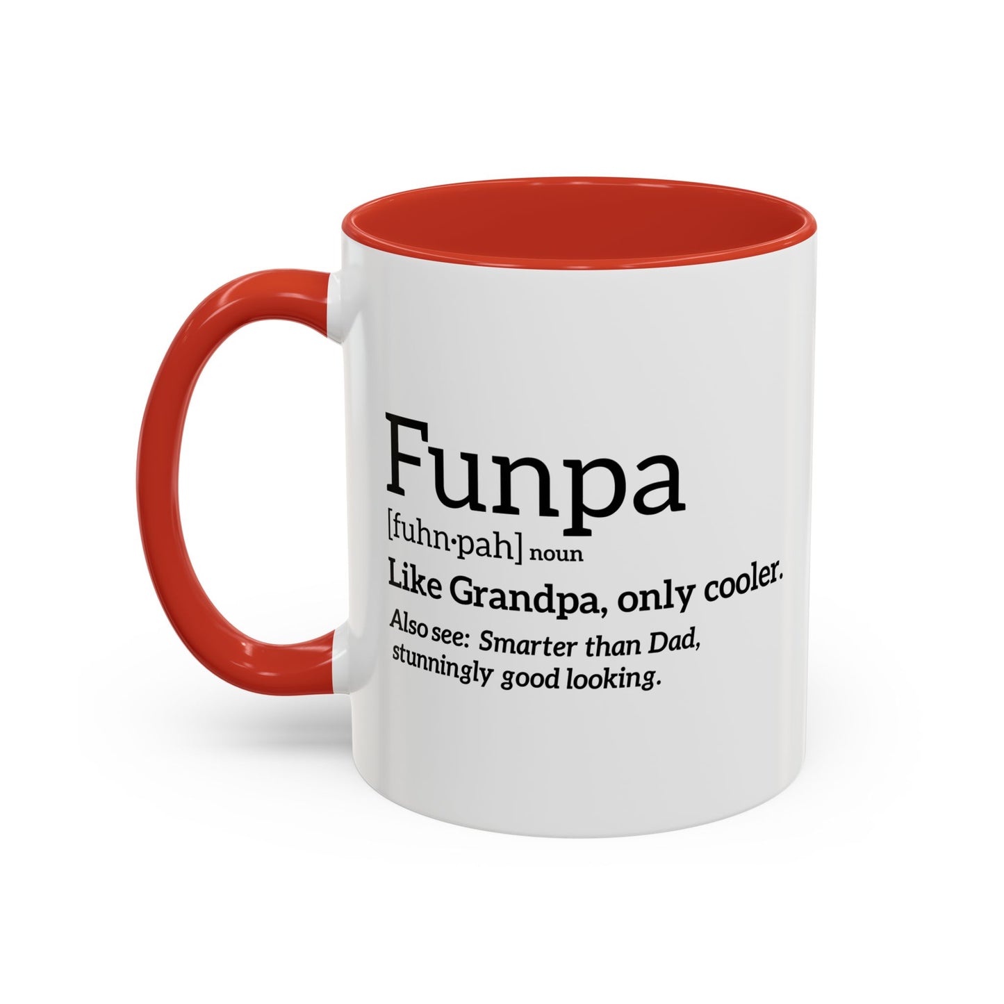 Funpa [fuhn.pa] noun Accent BiColor Funny Sarcastic Mug