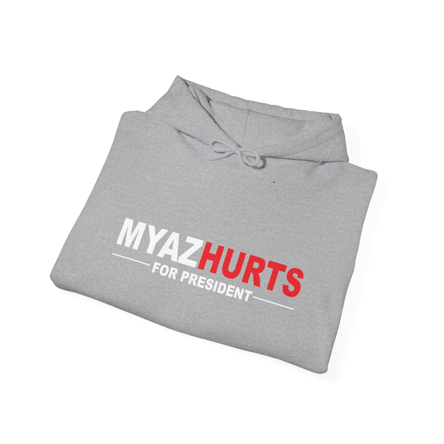 MYAZHURTS FOR PRESIDENT - Premium Unisex Funny Sarcastic Black Hoodie Sweatshirt