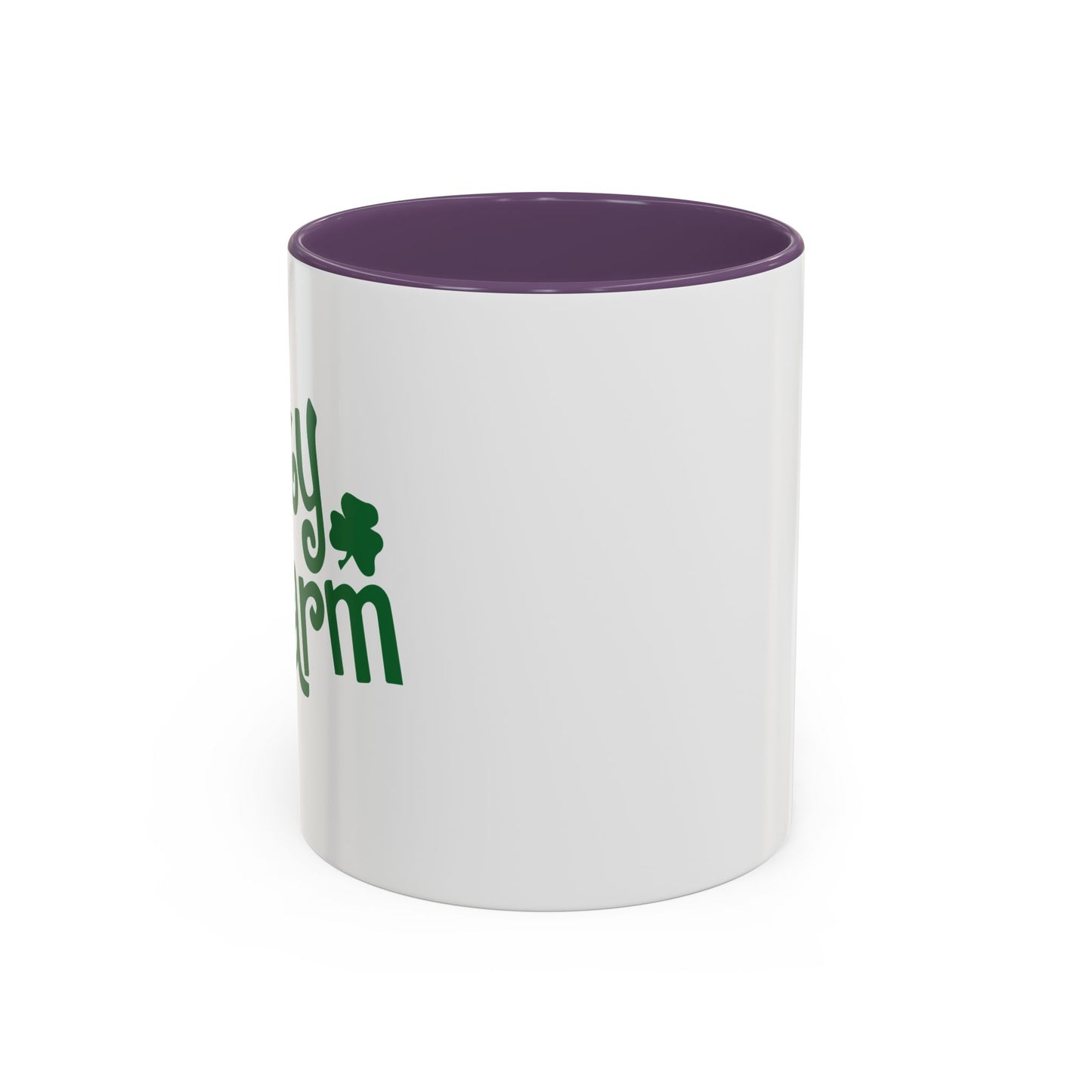 LUCKY CHARM Accent BiColor Funny Sarcastic Mug