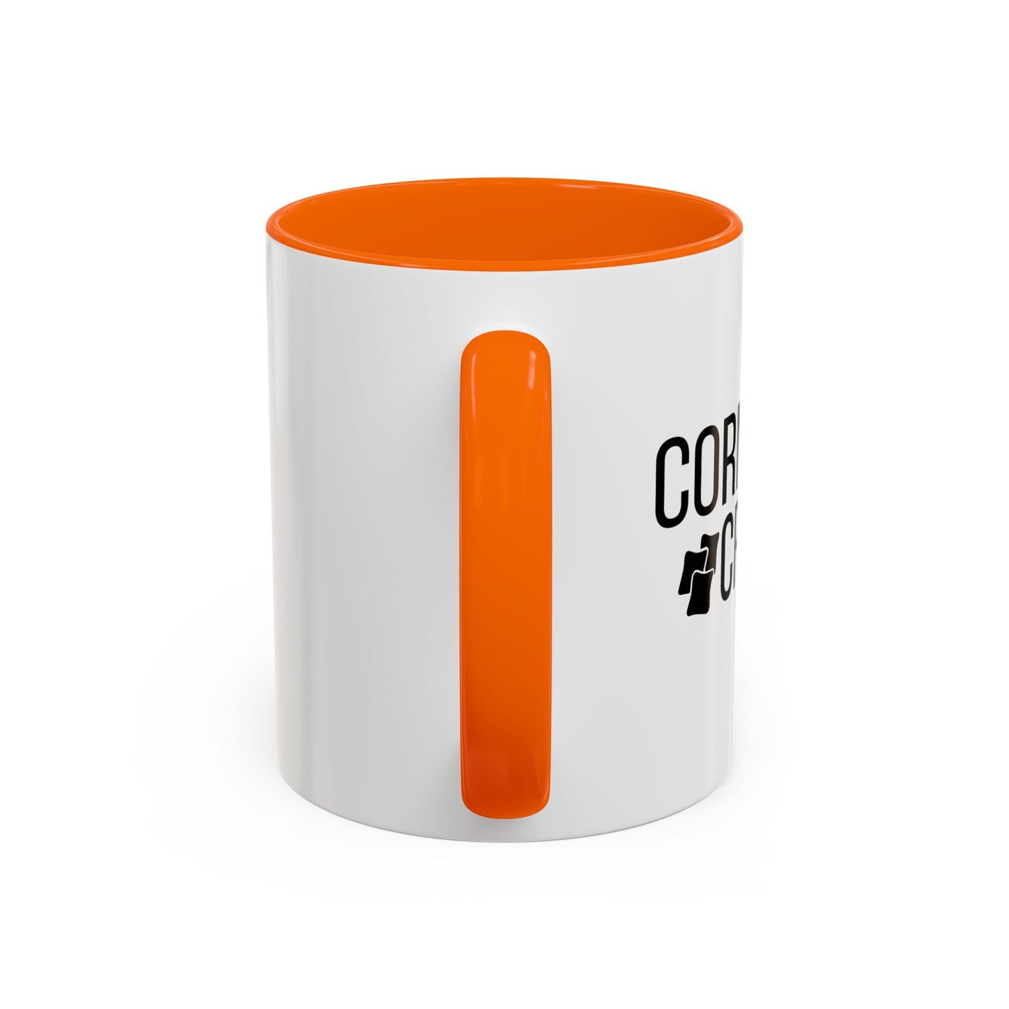 CORNHOLE CREW Accent BiColor Funny Sarcastic Mug