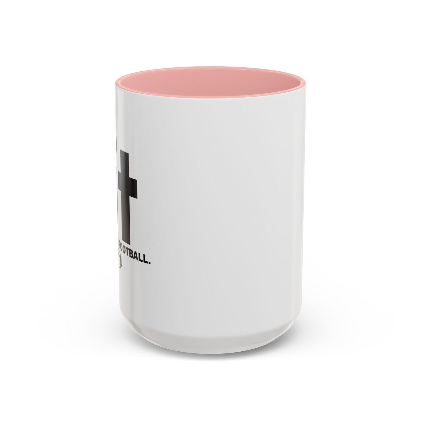 LET'S PLAY FOOTBALL Accent BiColor Funny Sarcastic Mug