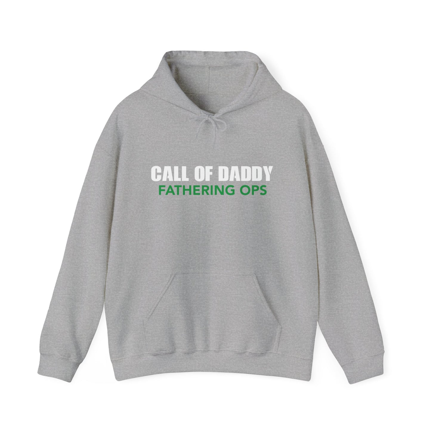 CALL OF DADDY FATHER OPS - Premium Unisex Funny Sarcastic Black Hoodie Sweatshirt