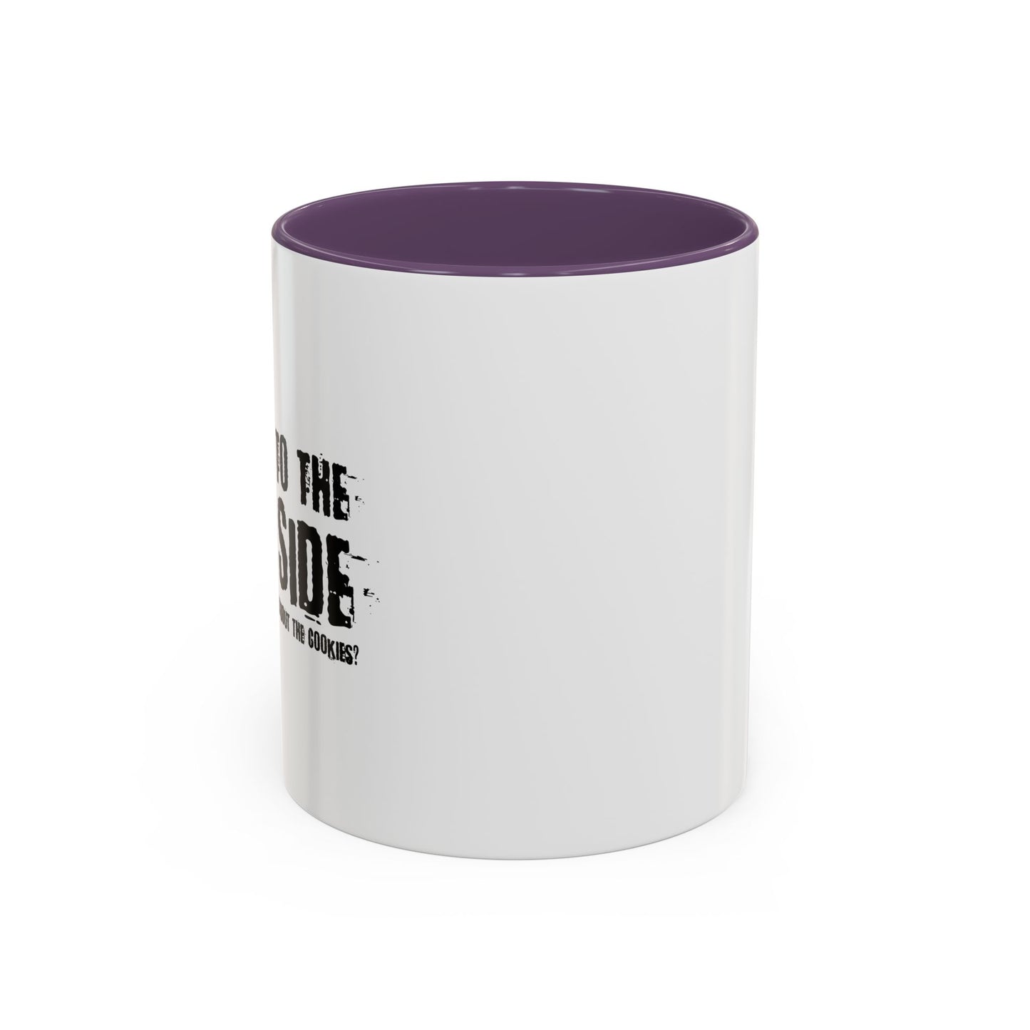 WELCOME TO THE DARK SIDE Accent BiColor Funny Sarcastic Mug