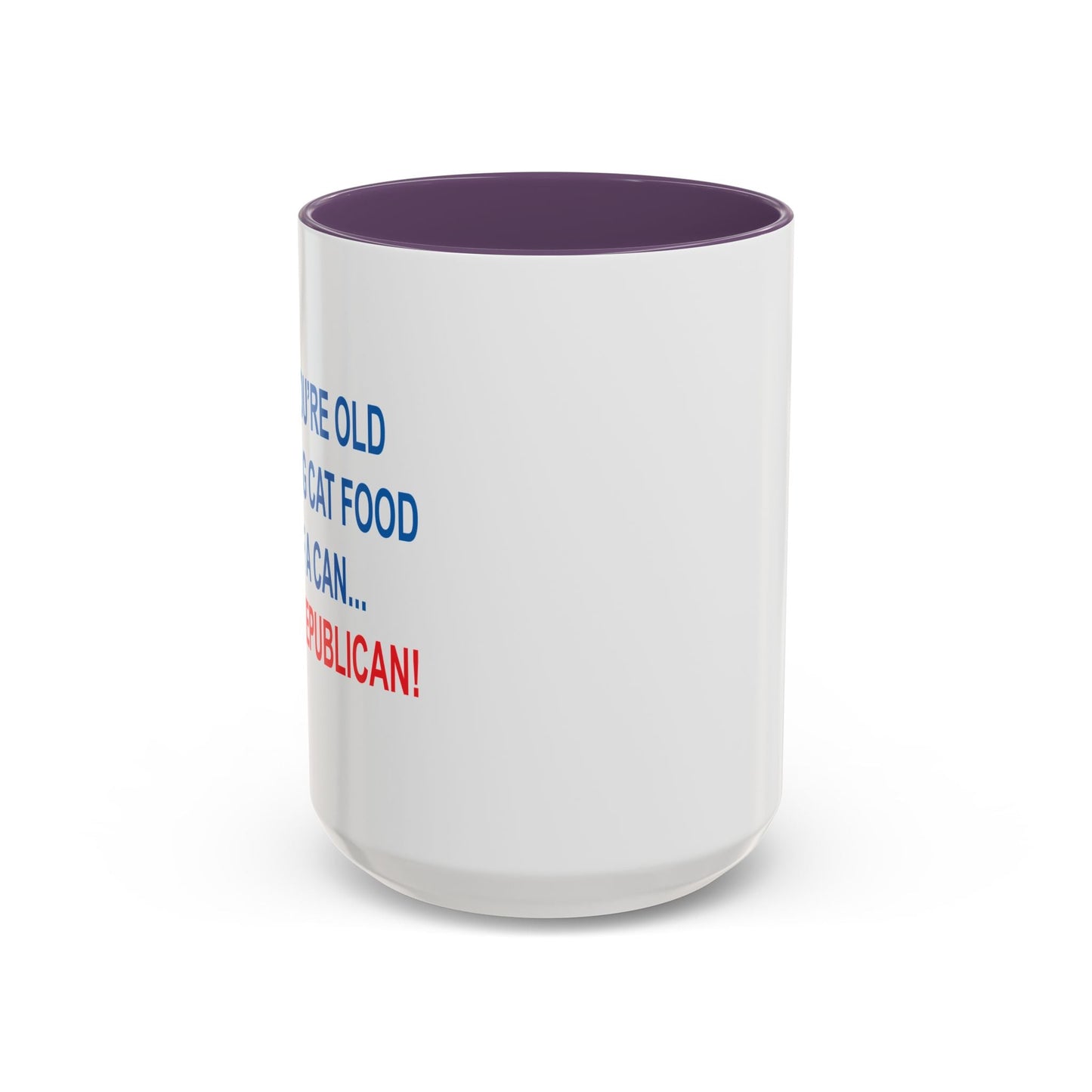 THANK A REPUBLICAN Accent BiColor Funny Sarcastic Mug