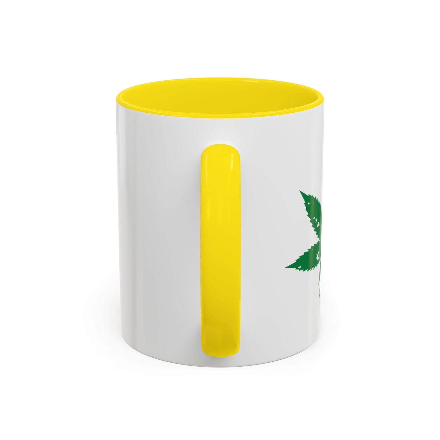 WEED LEAF 420 Accent BiColor Funny Sarcastic Mug