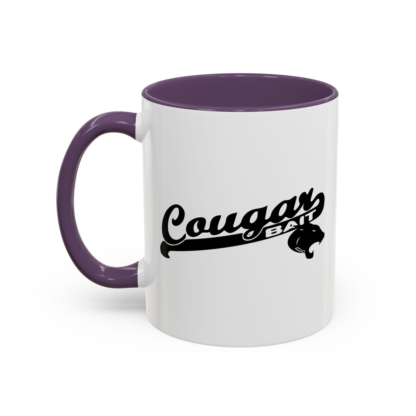 COUGAR BAIT Accent BiColor Funny Sarcastic Mug