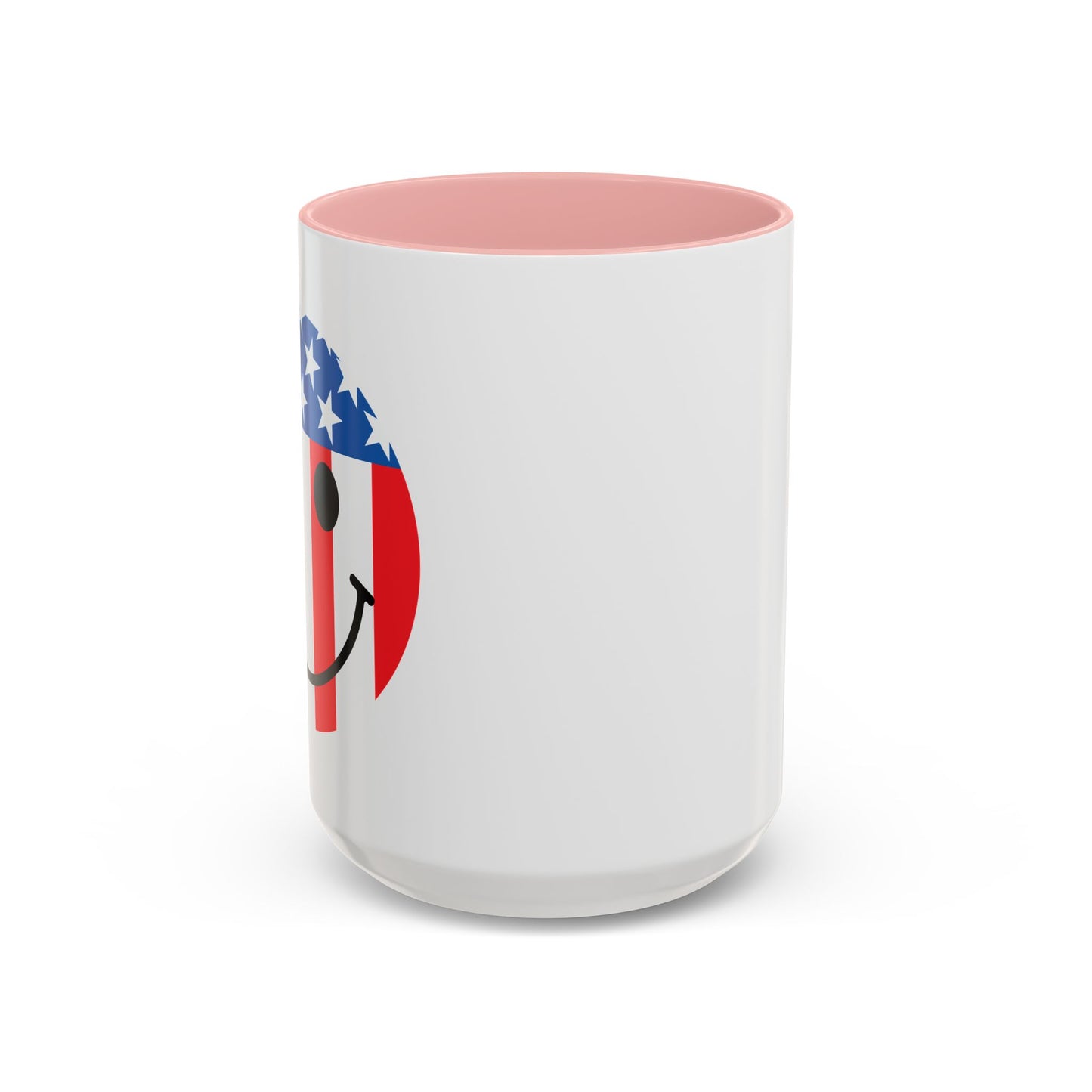 USA SMILY FLAG Accent BiColor Funny Sarcastic Mug