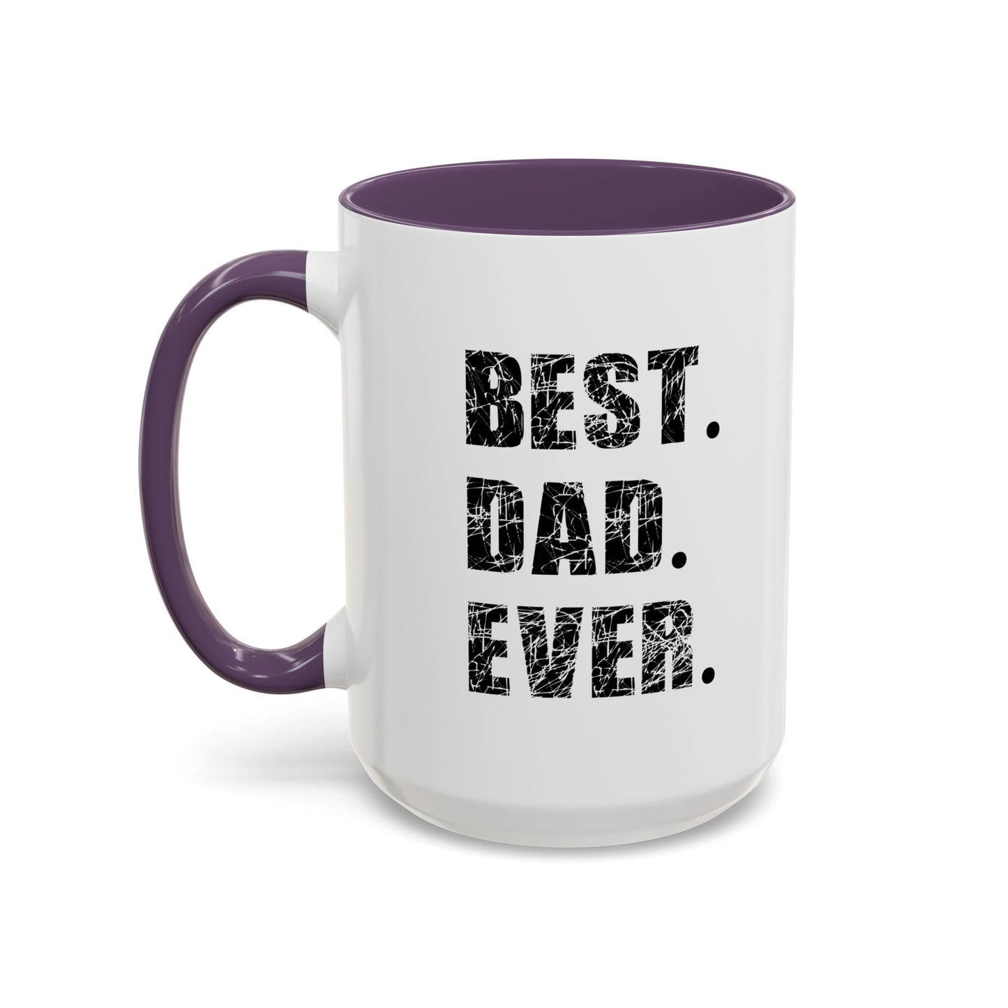 BEST DAD EVER Accent BiColor Mug