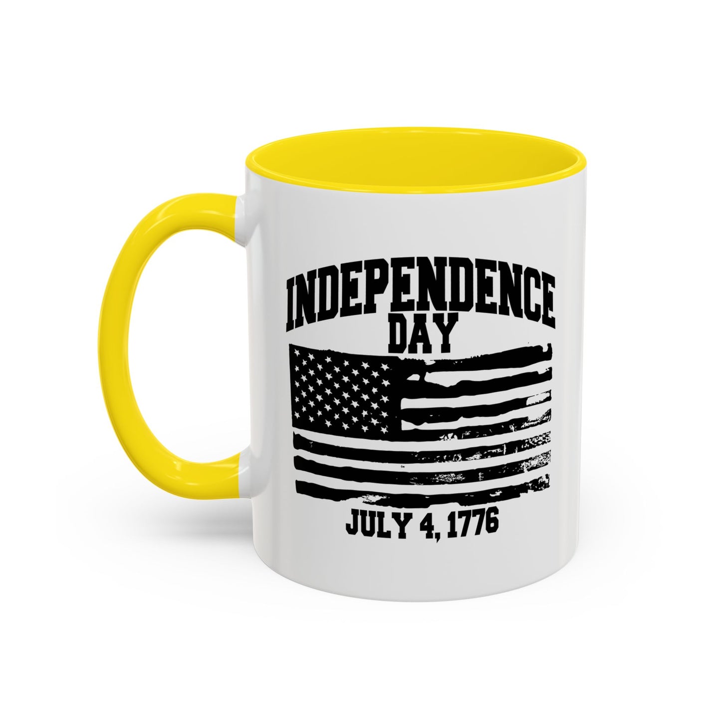 INDEPENDENCE DAY 1776 Accent BiColor Mug