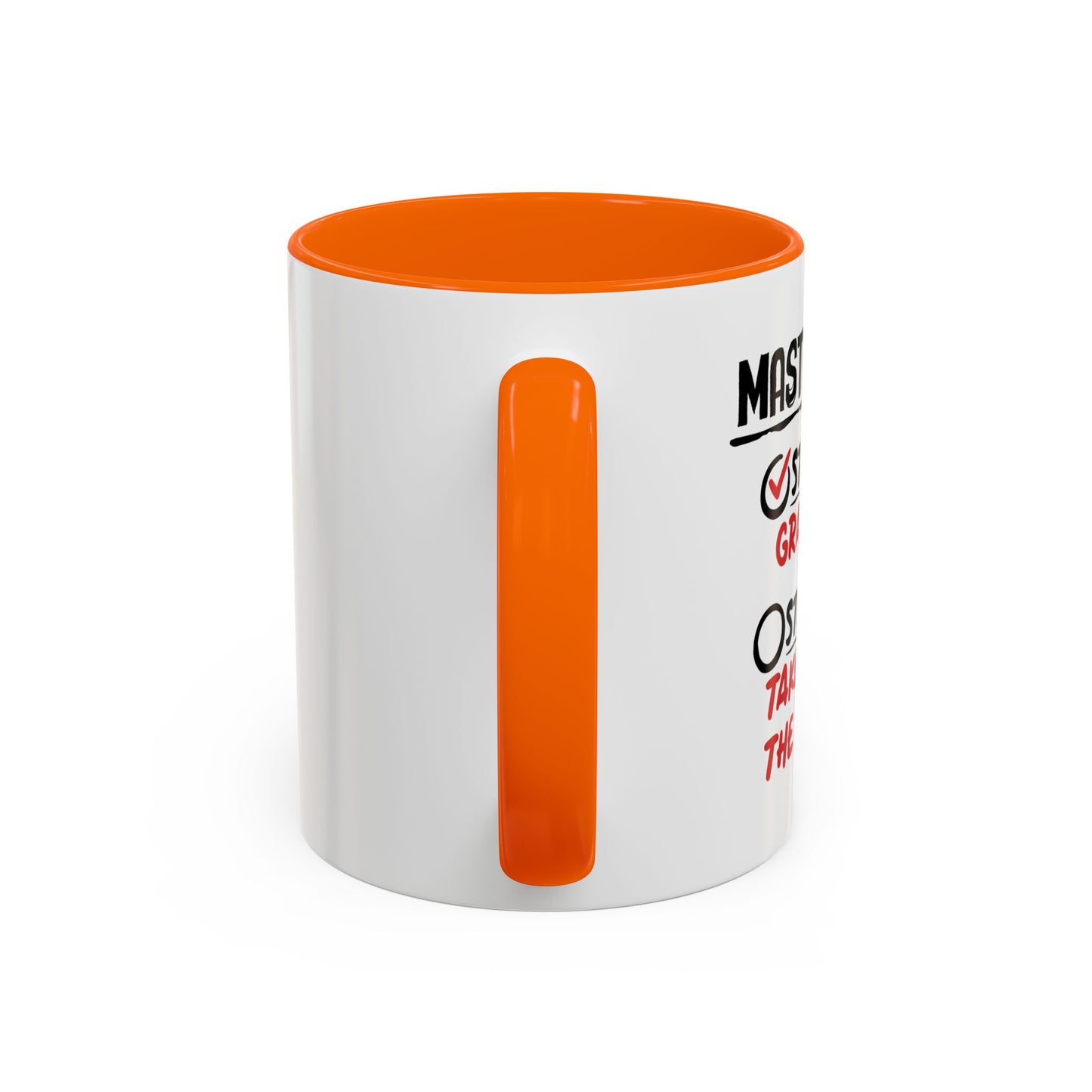 MASTER PLAN Accent BiColor Funny Sarcastic Mug