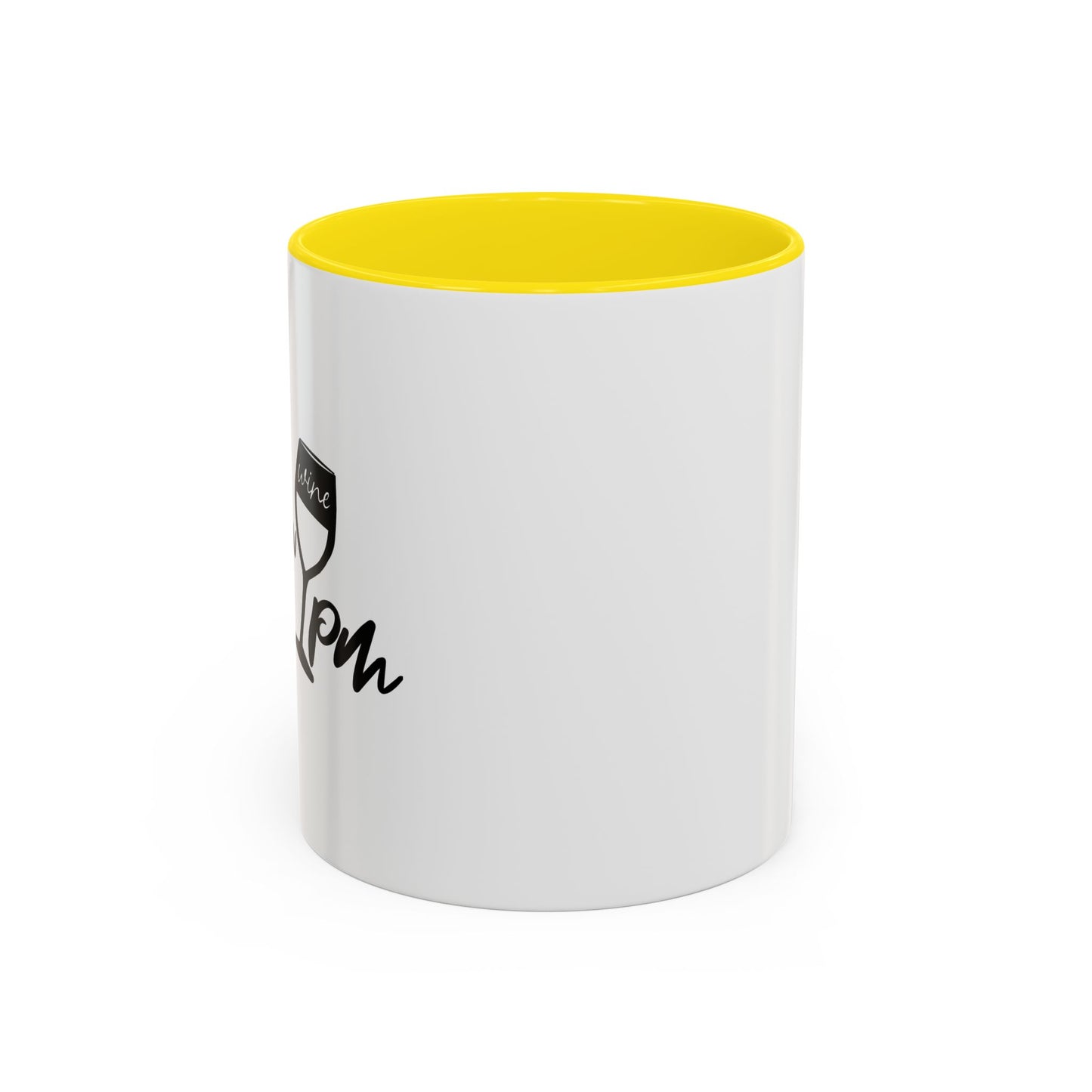 AM PM DRINKS Accent BiColor Funny Sarcastic Mug